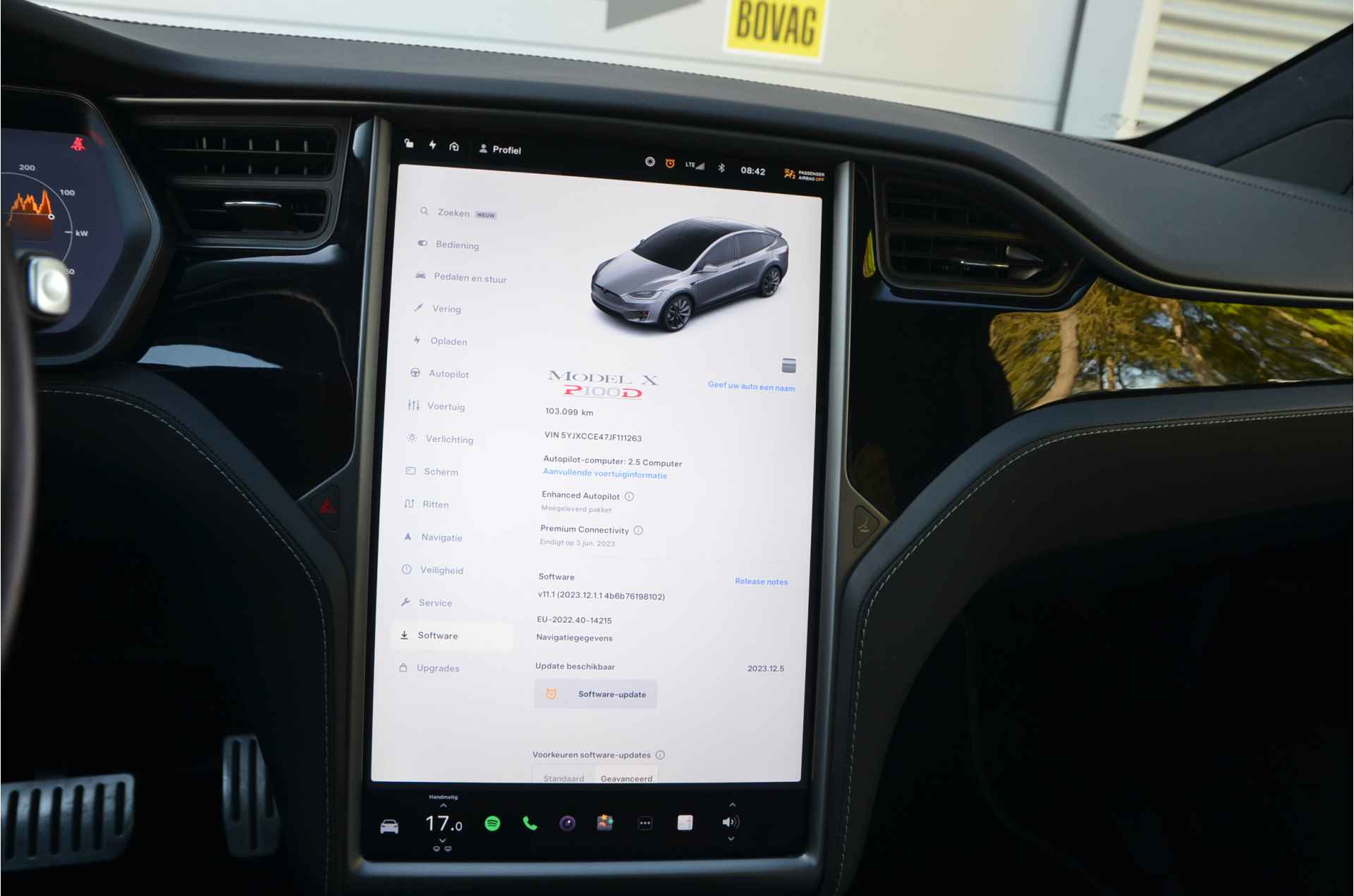 Tesla Model X 100D Performance Enhanced AutoPilot2.5, MARGE rijklaar prijs - 25/35