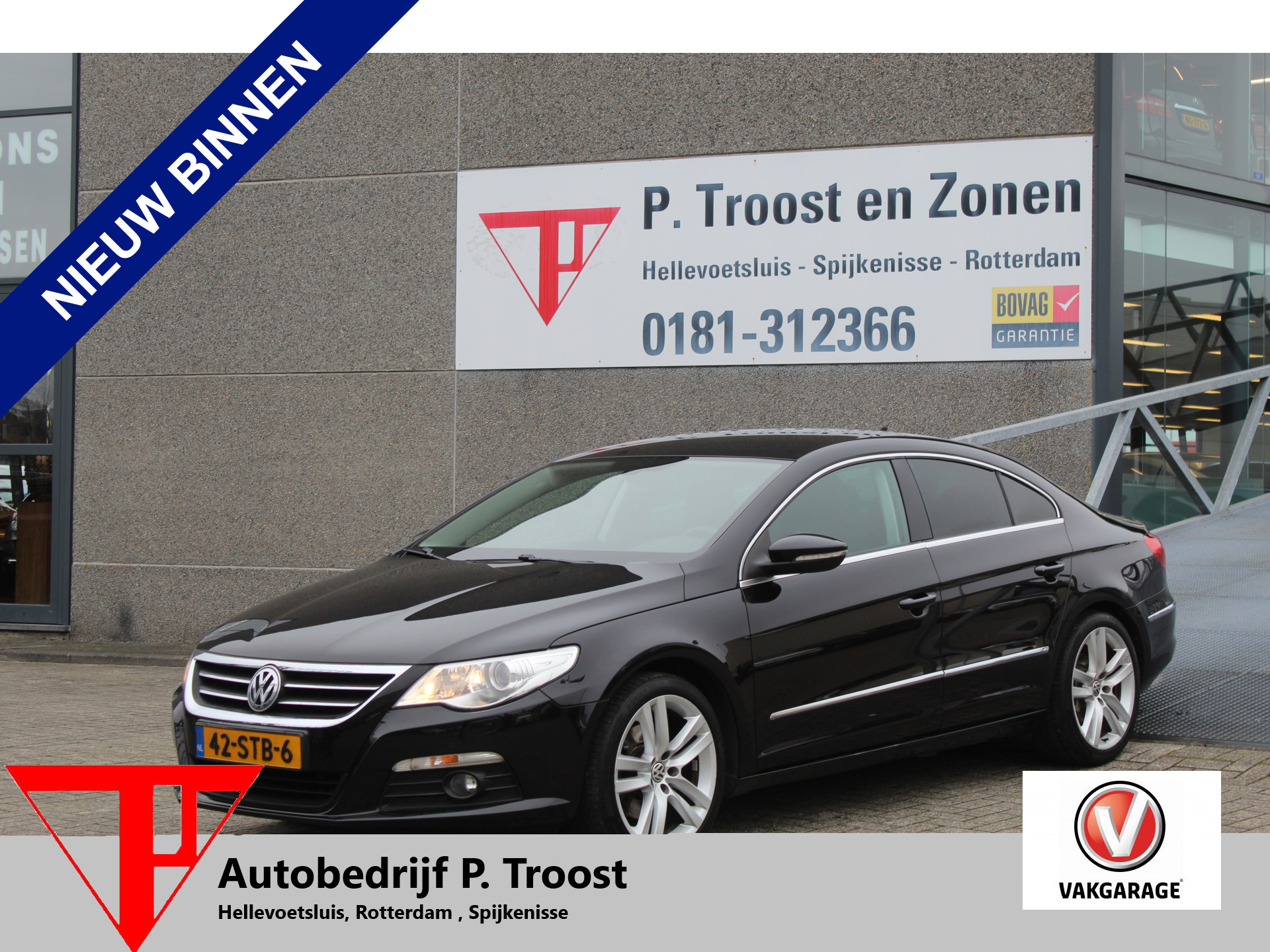 Volkswagen Passat CC 1.8 TSI 5p. Origineel NL/Navigatie/Bluetooth/Parkeer Sensoren Voor+Achter/Climate cotrol/Trekhaak/Cruise control