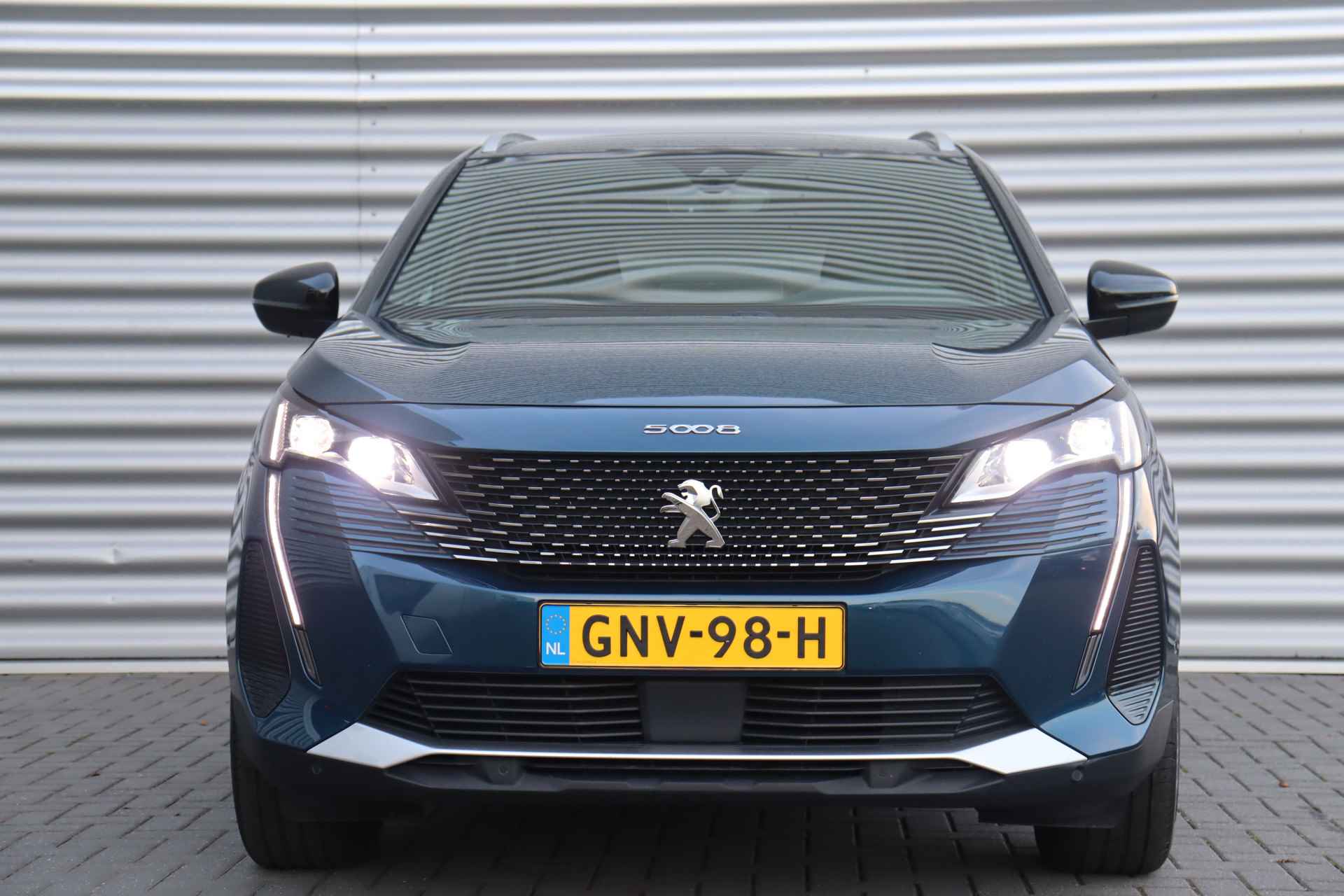 Peugeot 5008 1.2 PURETECH 130PK 7-ZITS GT PACK AUTOMAAT / NAVI / CLIMA / PDC / 18" LMV / CAMERA / KEYLESS / FULL-LED / ALCANTARA / WINTERPAKK - 5/46