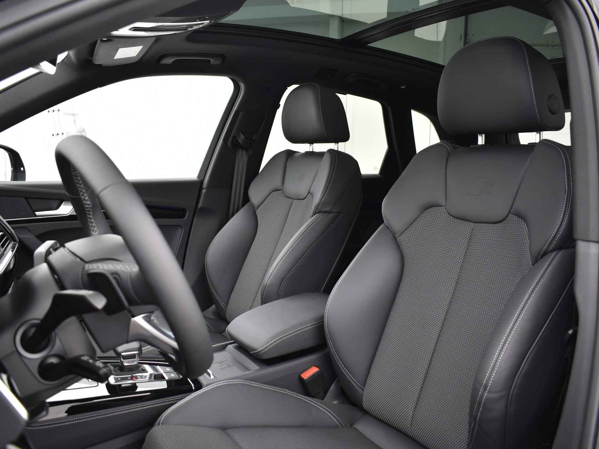 Audi Q5 Sportback 50 TFSIe 300pk S-Tronic Quattro S Edition | Panoramadak | Matrix LED | Camera | Keyless | Luchtvering | Zwart Optiek Plus | 21"Velgen | Stoelverwarming | - 11/36