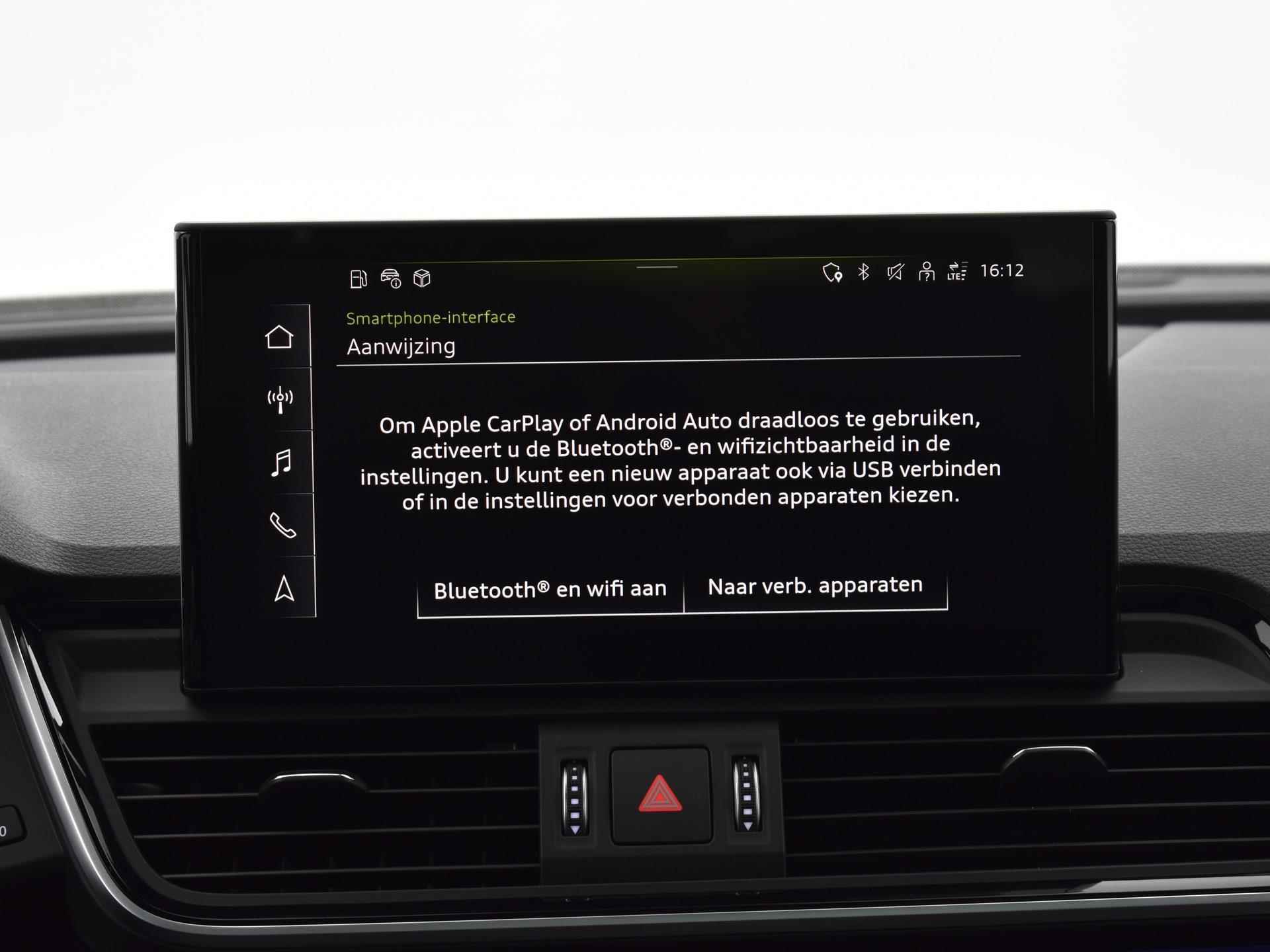 Audi Q5 Sportback 50 TFSIe 300pk S-Tronic Quattro S Edition | Panoramadak | Matrix LED | Camera | Keyless | Luchtvering | Zwart Optiek Plus | 21"Velgen | Stoelverwarming | - 27/36