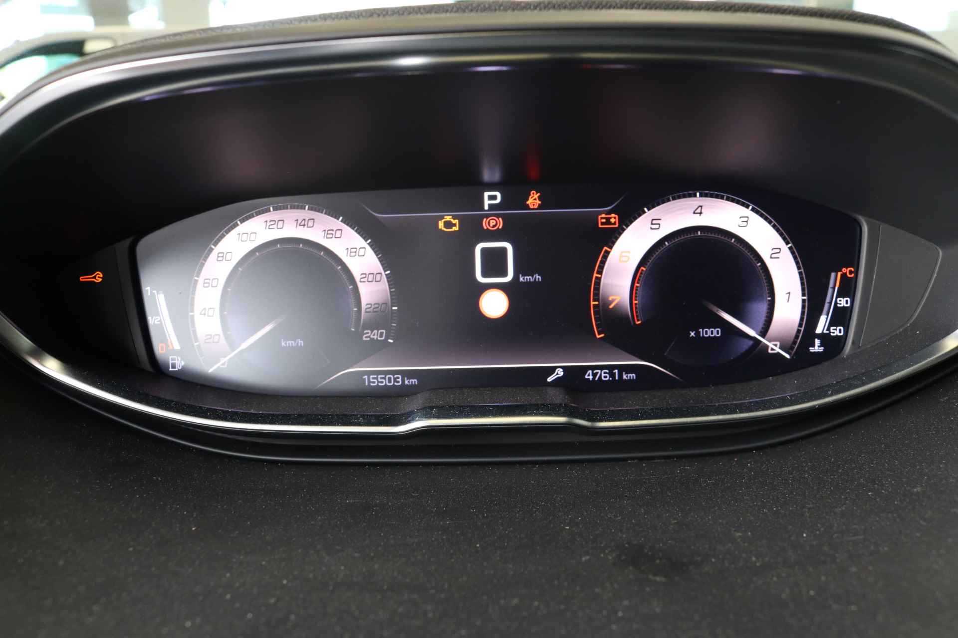 Peugeot 3008 1.2 130PK GT Black Pack | Automaat | Adaptieve Cruise | Stoelverwarming | Dode hoek | 19''LMV  | Camera | Bluetooth | Navigatie | Leder/Stof | Carplay | - 34/51