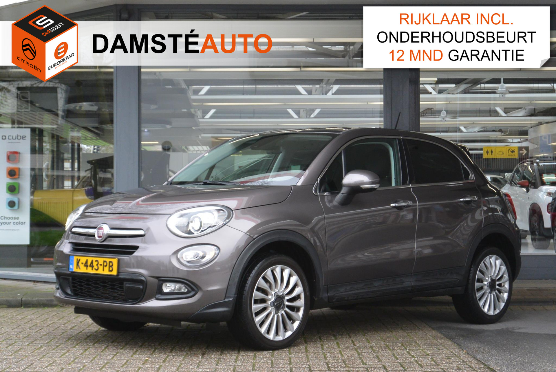 Fiat 500 X 1.4 Turbo MultiAir 140pk Lounge │ Pack Dynamic Safety ll │ Achteruitrijcamera