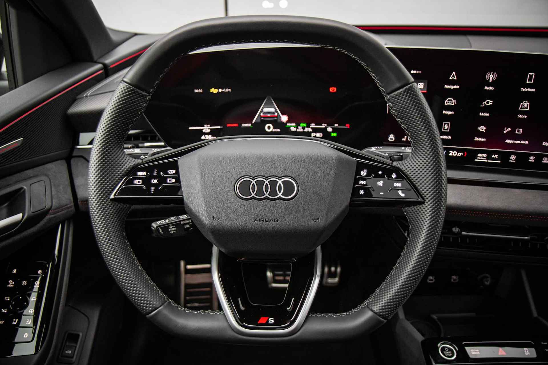 Audi Q6 e-tron 388pk S-edition 100 kWh | HUD | B&O | Sportstoelen | Tech Pro | Panoramadak - 37/45