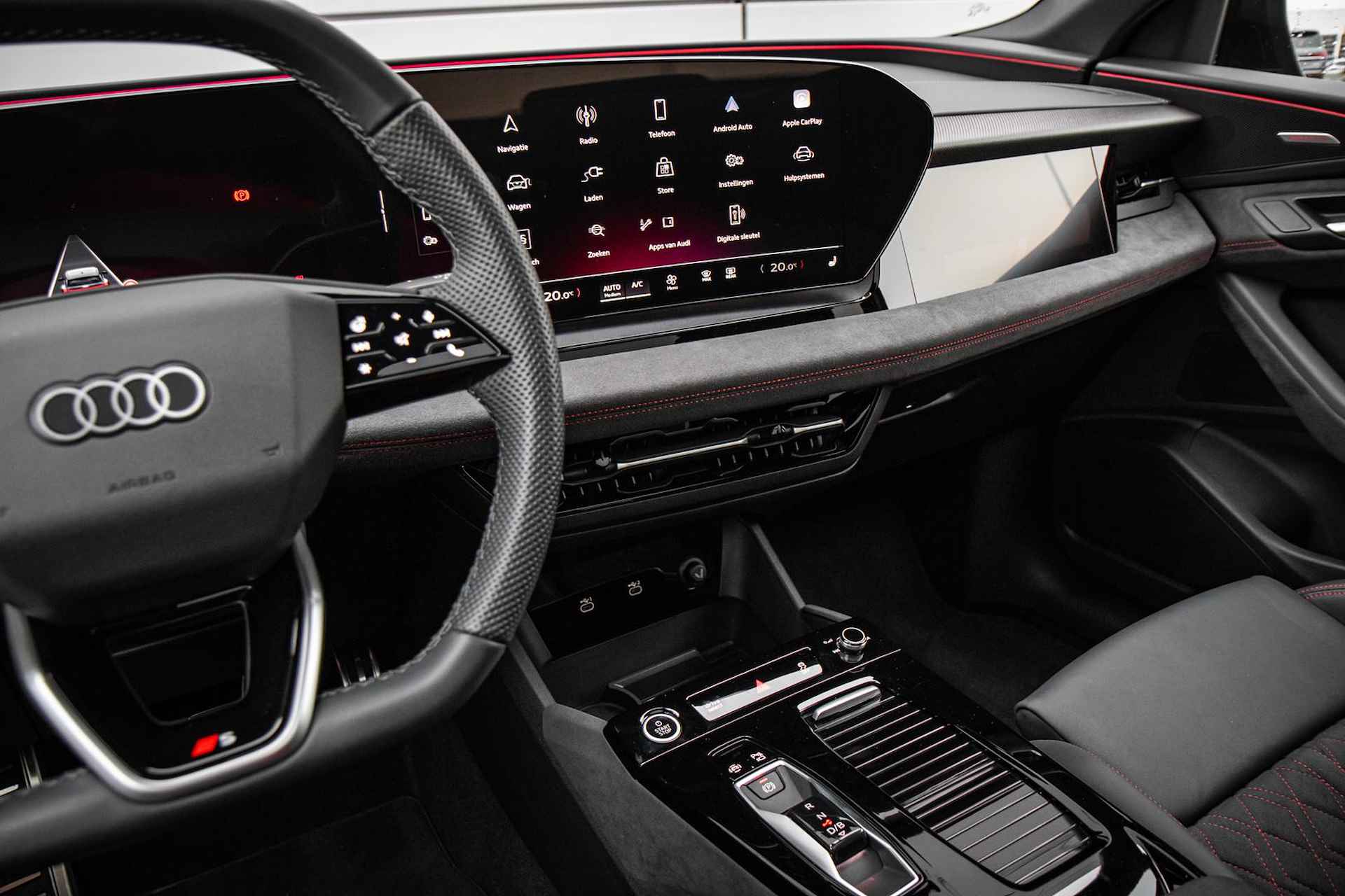 Audi Q6 e-tron 388pk S-edition 100 kWh | HUD | B&O | Sportstoelen | Tech Pro | Panoramadak - 39/45