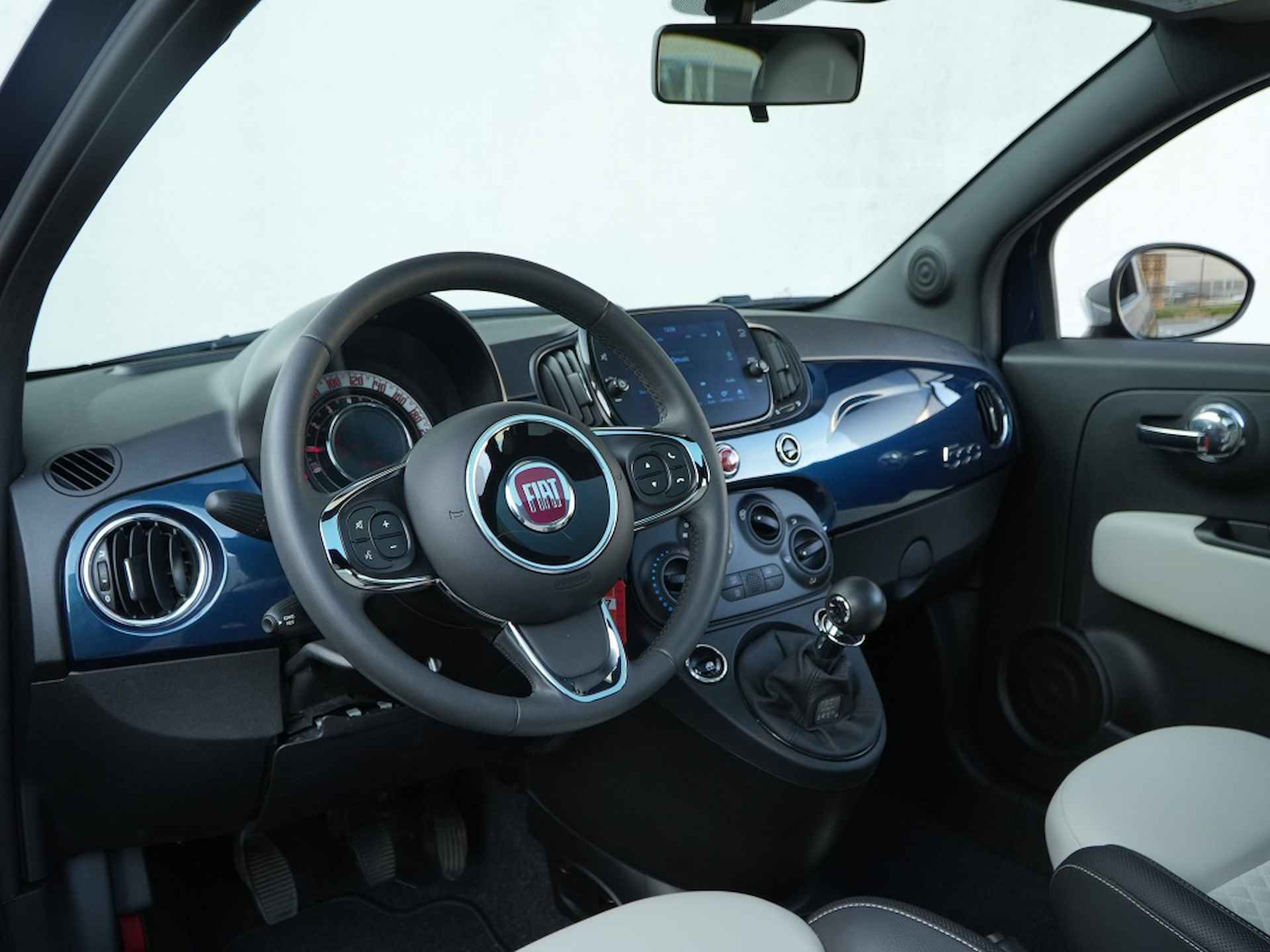 Fiat 500 1.0 Hybrid 70 PK Dolcevita | Carplay | Chrome | PDC | 15" - 16/27