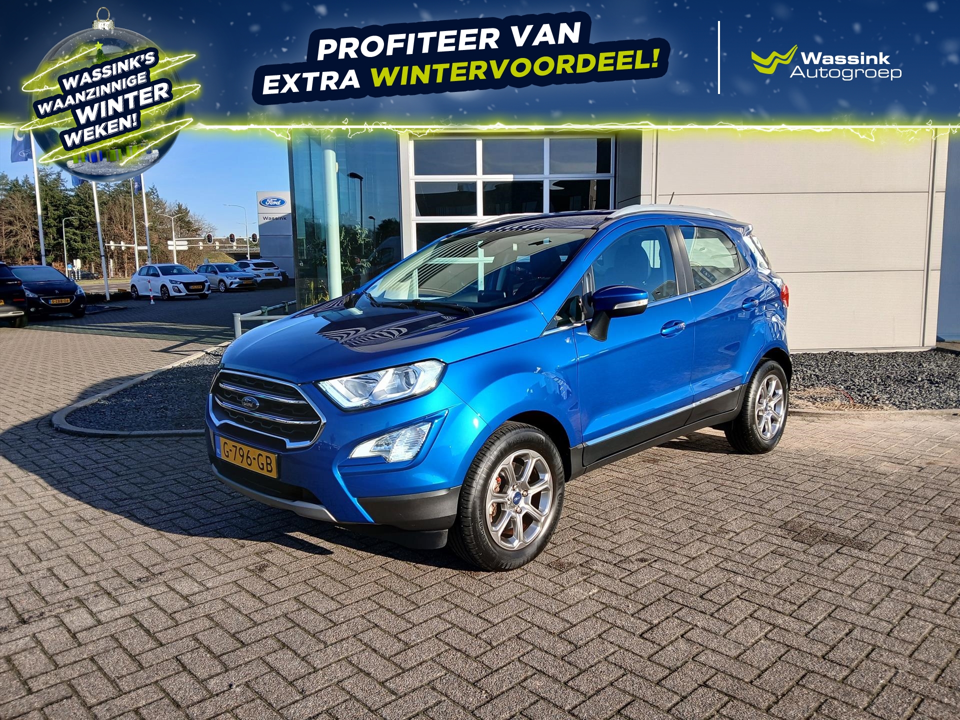 Ford Ecosport 1.0 EcoBoost 125pk Titanium | Navi by App | Licht metalen velgen | Airco |