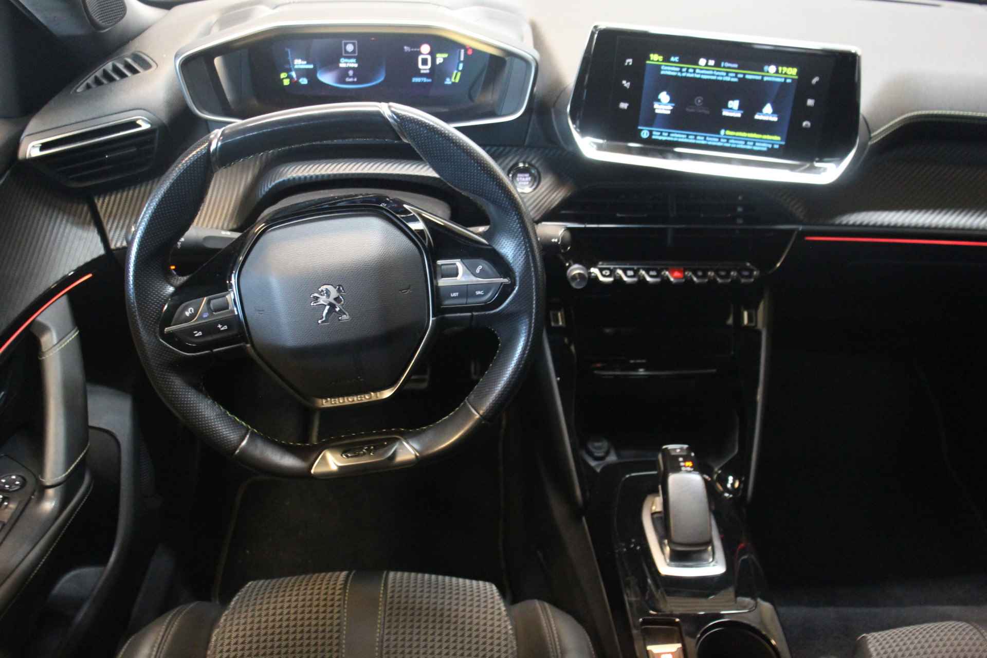Peugeot 2008 EV GT Uitvoering | Camera | LederStof | Rijstrooksensor | 17'' Lichtmetaal | Bluetooth | Apple Carplay | Android Auto | bots waa - 25/39