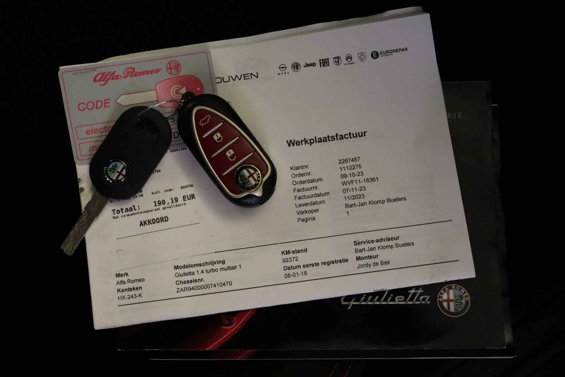 Alfa Romeo Giulietta 1.4 T Sprint Automaat | NAVI | CLIMA | PDC ACHTER | CRUISE | EXTRA WINTERSET | - 9/30