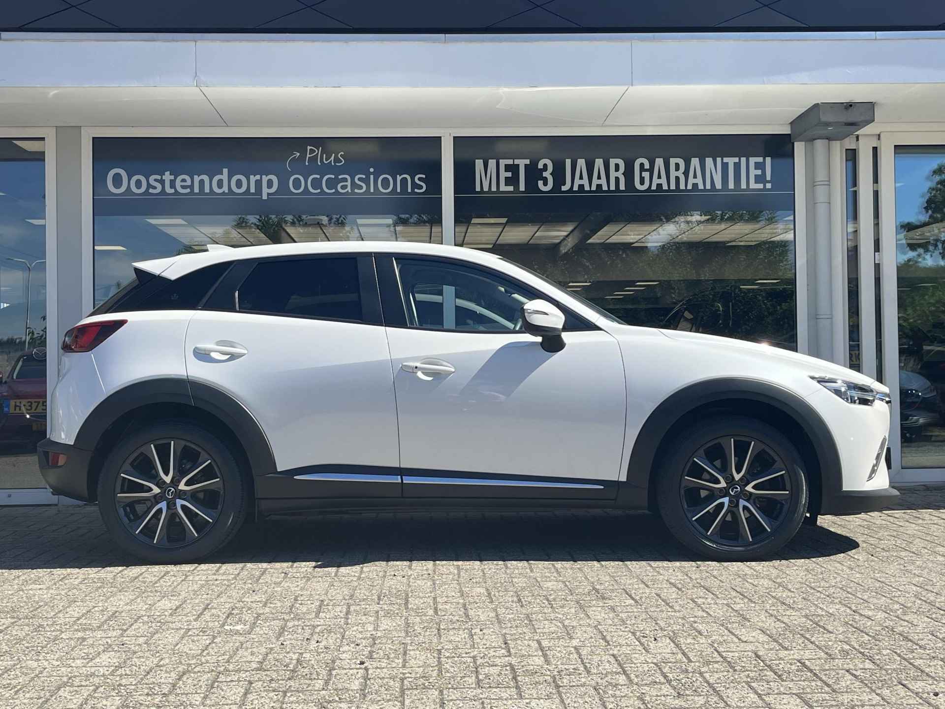 Mazda CX-3 2.0 SkyActiv-G 150pk GT-M 4WD Automaat Mazda CX-3 2.0 SkyActiv-G 150 GT-M 4WD Automaat | Rijklaarprijs! | Navigatie | Cruise Control Adaptief | Parkeersensoren | Stoelverwarming | Stuurverwarming | Inclusief 36 mnd. Garantie! | - 5/40