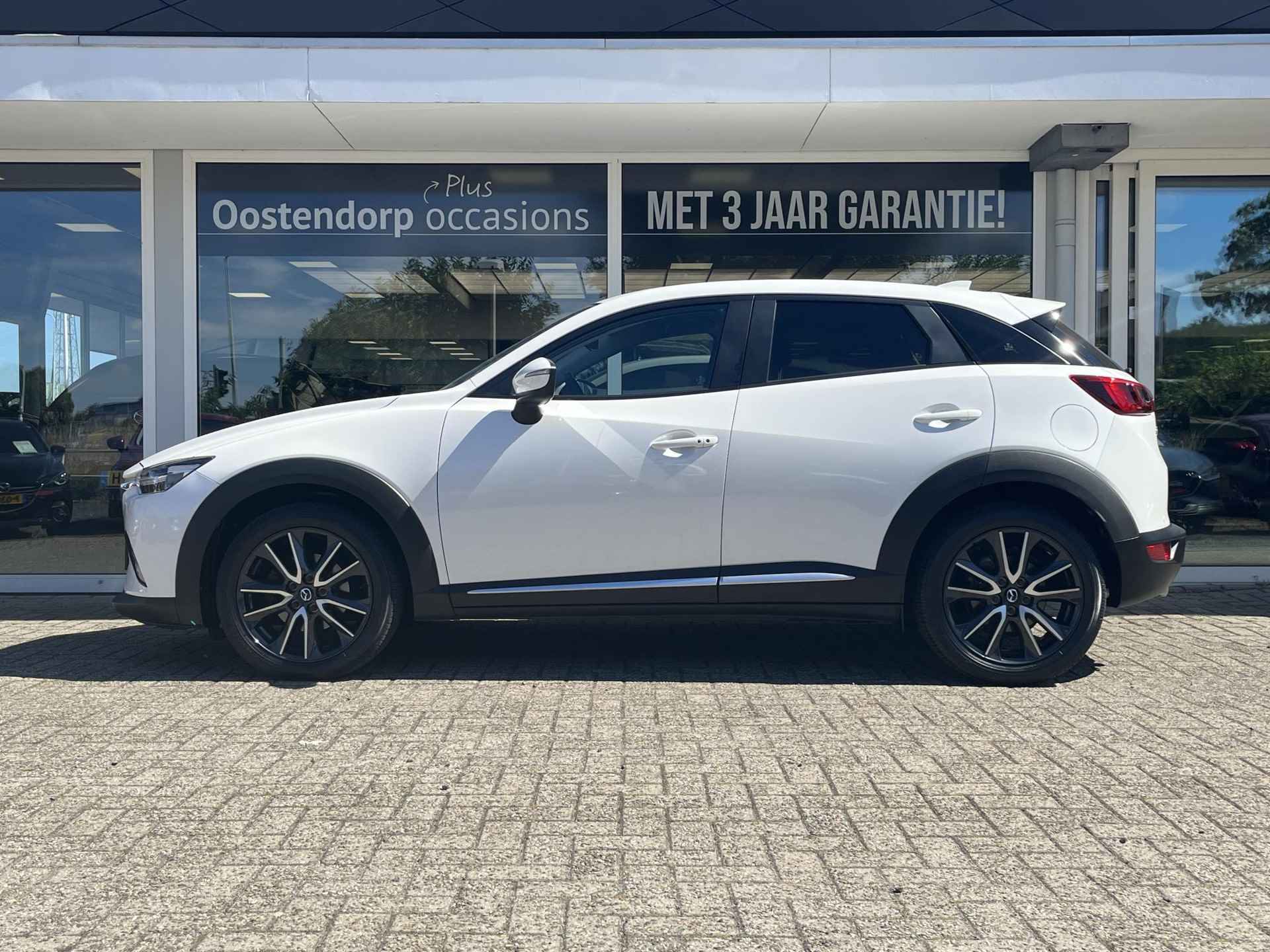 Mazda CX-3 2.0 SkyActiv-G 150pk GT-M 4WD Automaat Mazda CX-3 2.0 SkyActiv-G 150 GT-M 4WD Automaat | Rijklaarprijs! | Navigatie | Cruise Control Adaptief | Parkeersensoren | Stoelverwarming | Stuurverwarming | Inclusief 36 mnd. Garantie! | - 9/40