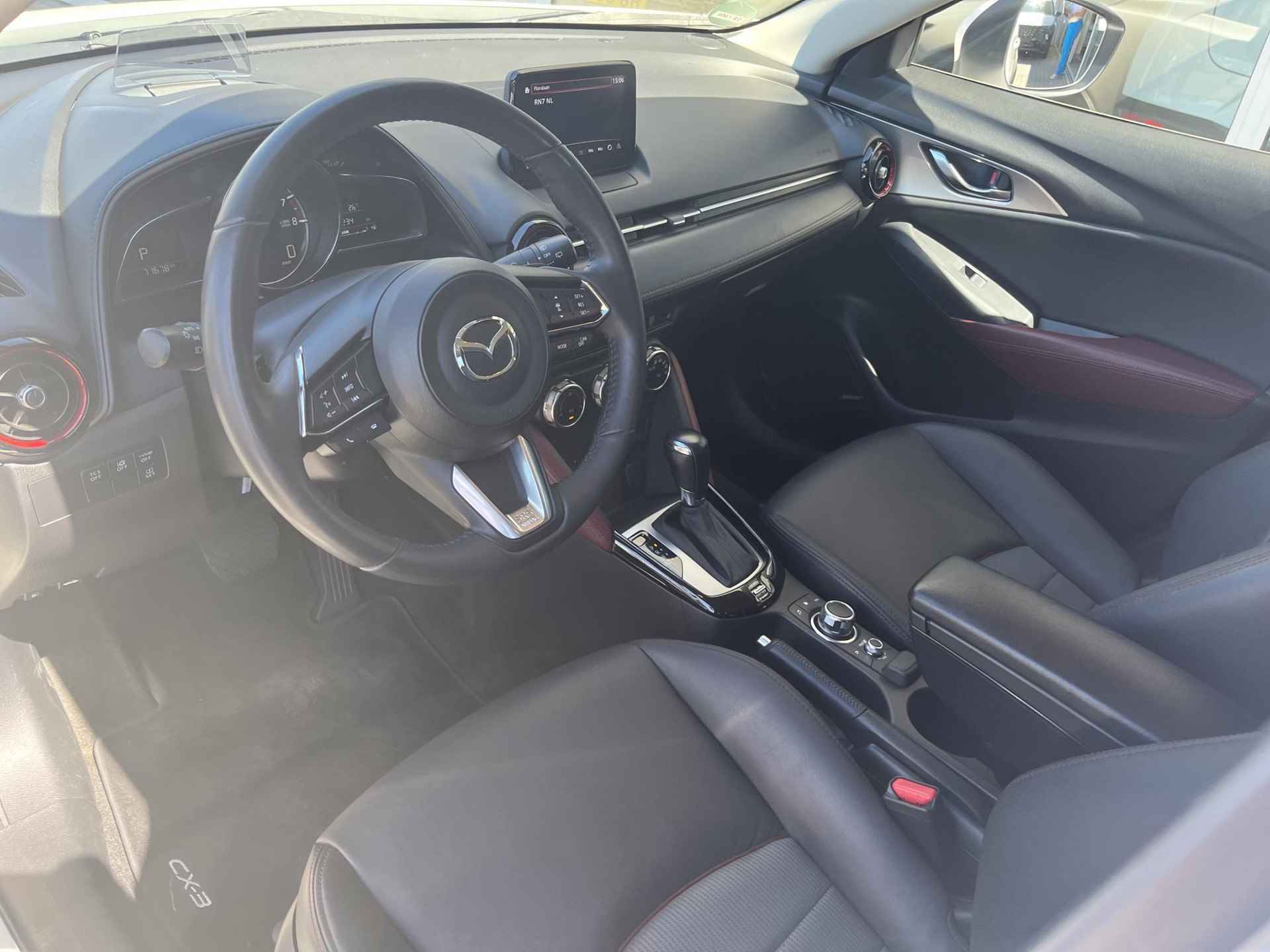 Mazda CX-3 2.0 SkyActiv-G 150pk GT-M 4WD Automaat Mazda CX-3 2.0 SkyActiv-G 150 GT-M 4WD Automaat | Rijklaarprijs! | Navigatie | Cruise Control Adaptief | Parkeersensoren | Stoelverwarming | Stuurverwarming | Inclusief 36 mnd. Garantie! | - 11/40