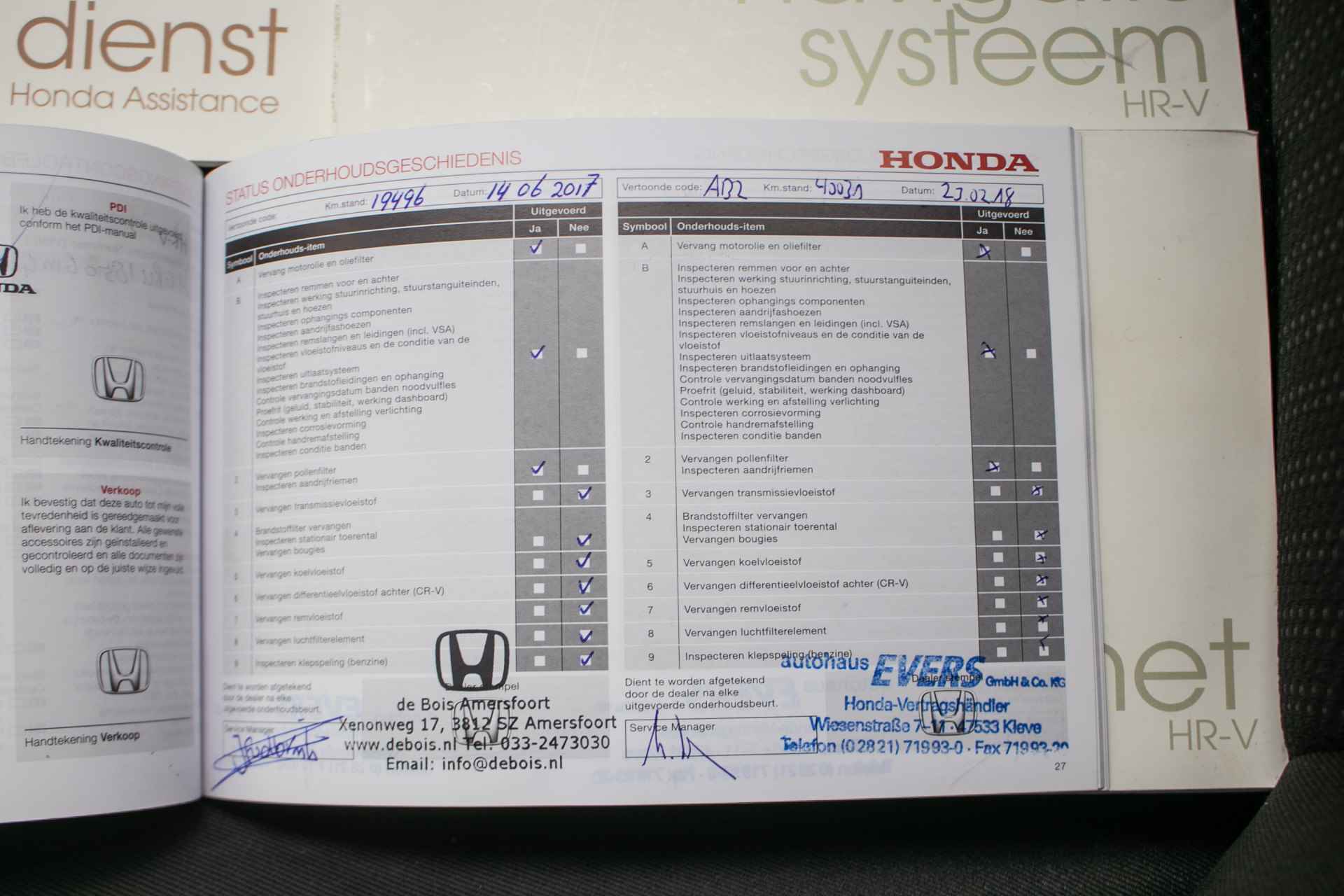 Honda HR-V 1.5 i-VTEC Elegance Automaat - All in rijklaarprijs | Navi. | 1e Eig. | Dealer ond. | 12 mnd Bovag - 37/41