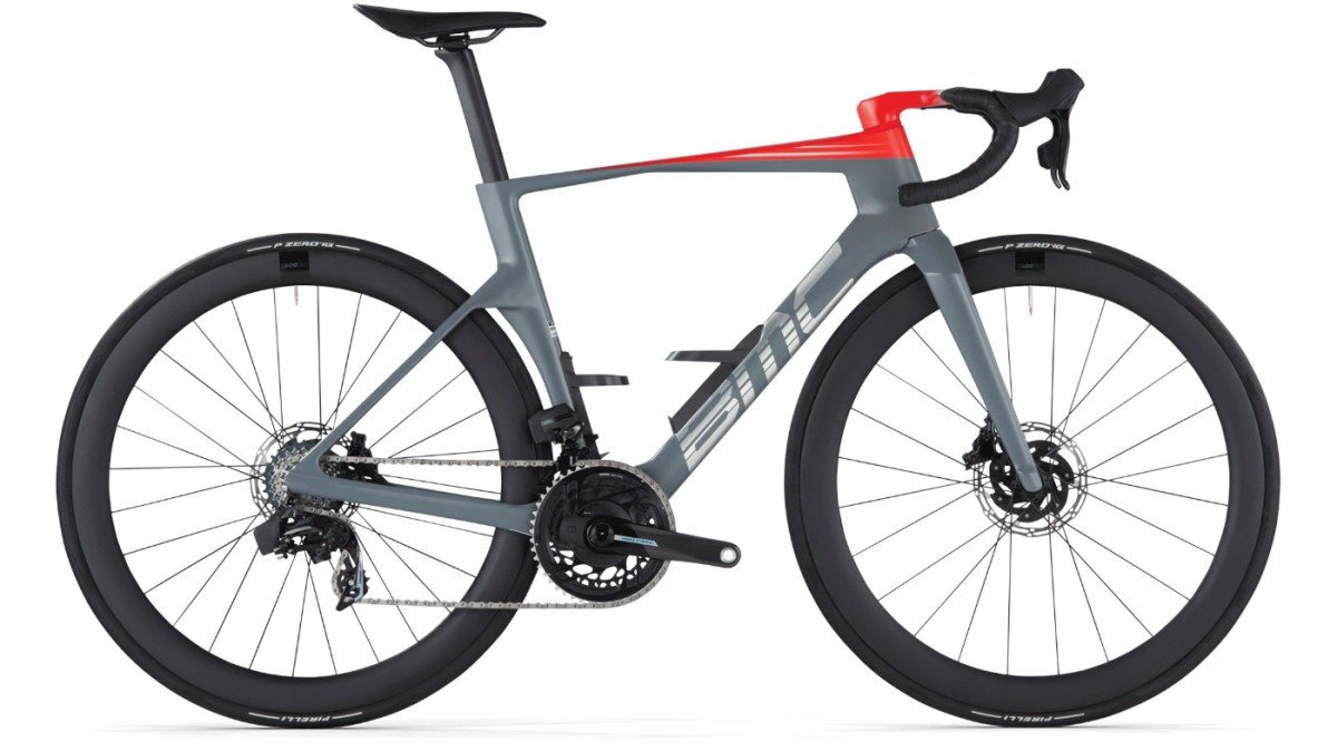 BMC Teammachine R01 Three IRON GREY / NEON RED 54cm 2024