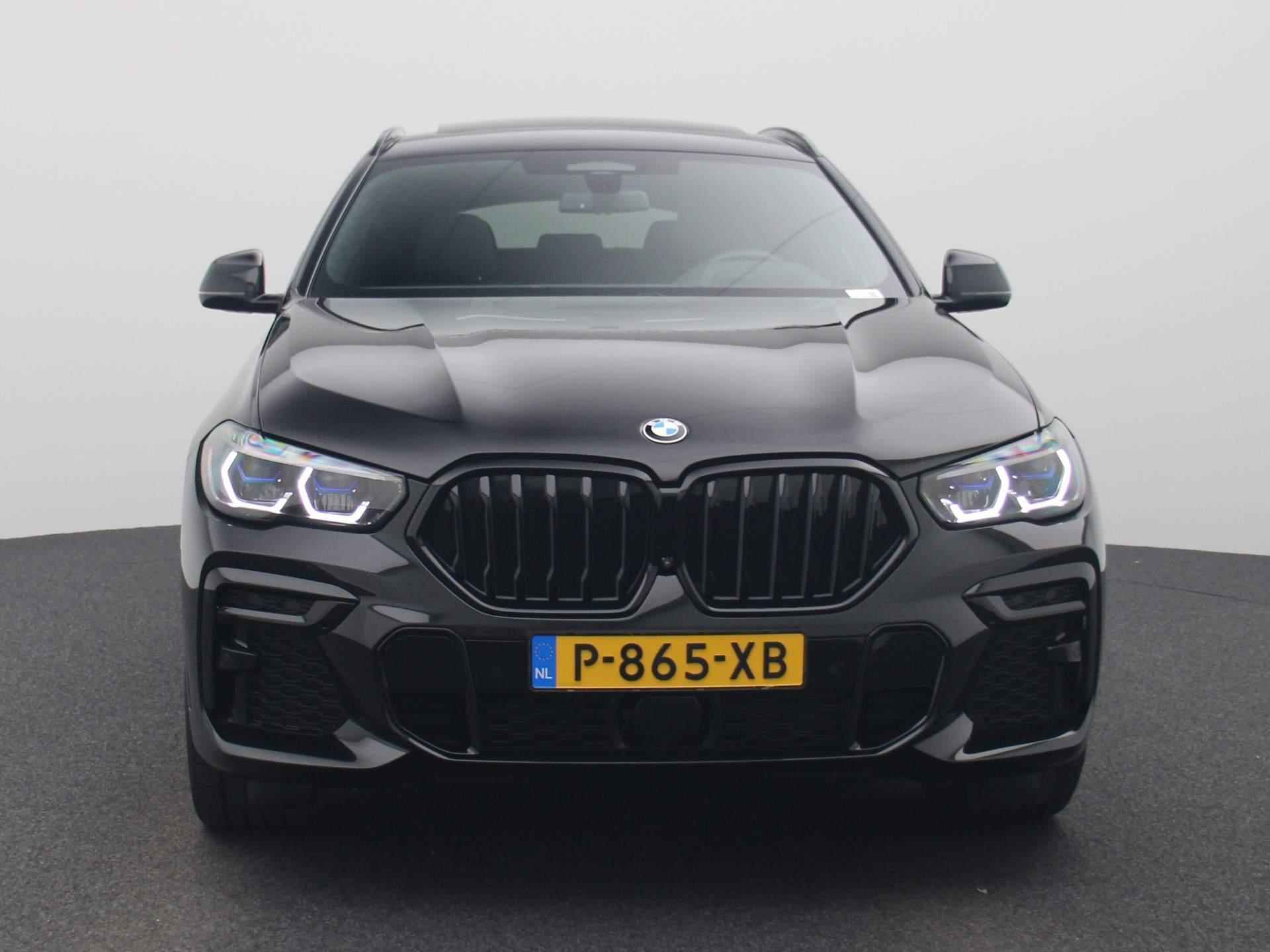 BMW X6 xDrive40i High Executive | M-PAKKET | PANORAMA-SCHUIFDAK | LASER KOPLAMPEN | HEAD UP DISPLAY | SOFTCLOSE | STOELVERWARMING V+A| STOELVENTILATIE | 360-CAMERA | ELEKTRISCHE VOORSTOELEN MET GEHEUGEN | STUURWIEL VERWARMD | BEKERHOUDERS GEKOELD EN VERWARMD |  22 INCH | WEGKLAPBARE TREKHAAK | - 10/61