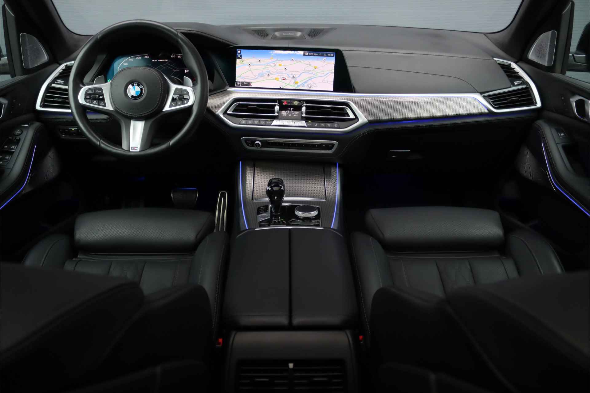 BMW X5 M50i High Executive Aut8, Panoramadak, Adaptieve Cruise Control, Comfort-Toegang, Bowers&Wilkins, Surround Camera, Zonnerollo's, Stoelverwarming-/ventilatie, Head-up Display, Memory, Leder, Etc. - 3/48