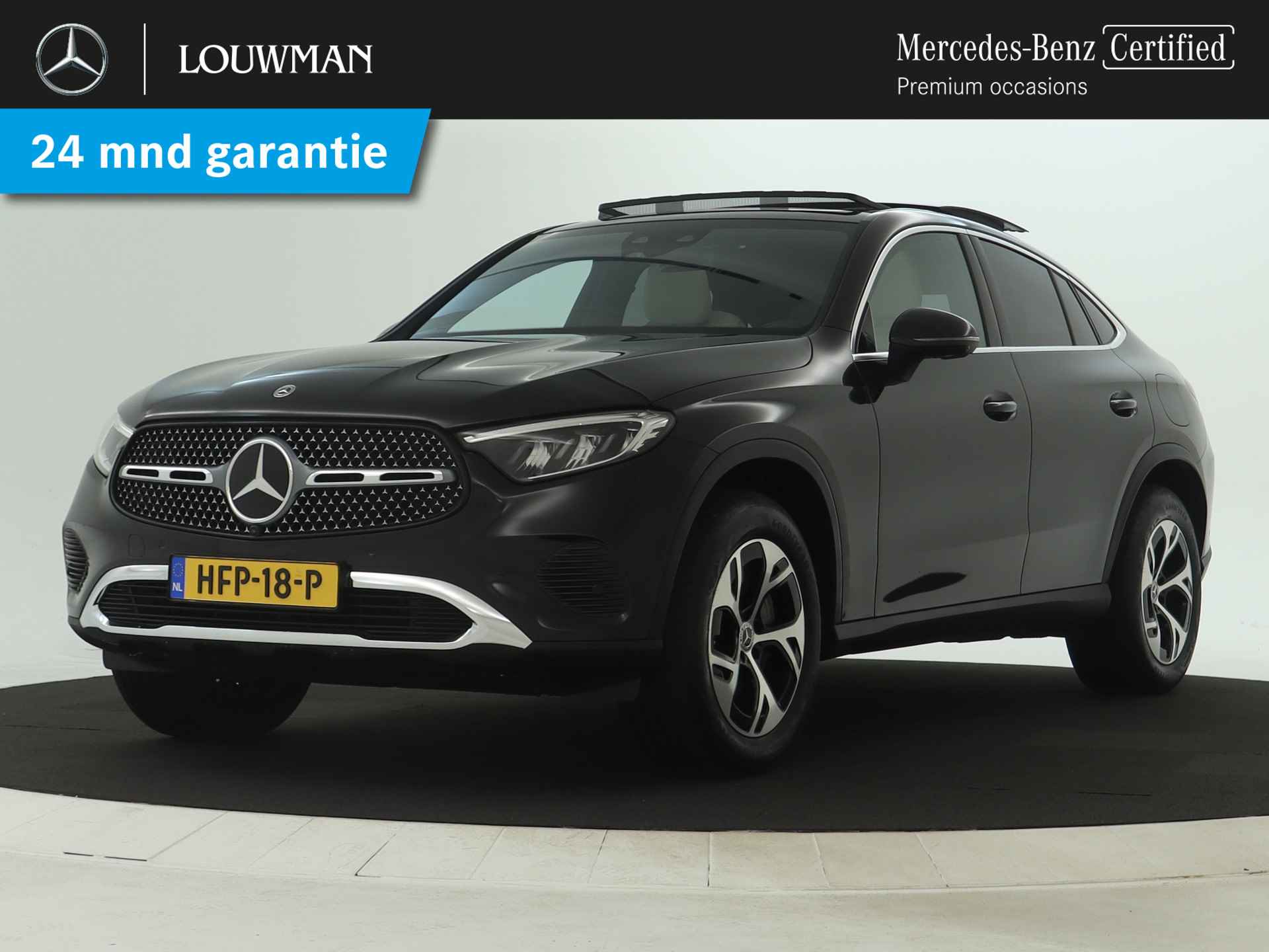 Mercedes-Benz GLC Coupé 300 e 4MATIC Plug-In Hybride | Panorama Schuif-Kanteldak | Burmester® 3D-Surround-Soundsystem | Distronic | 360°-Camera | Stuur en Stoelverwarming | Inclusief 24 maanden MB Certified garantie voor Europa.