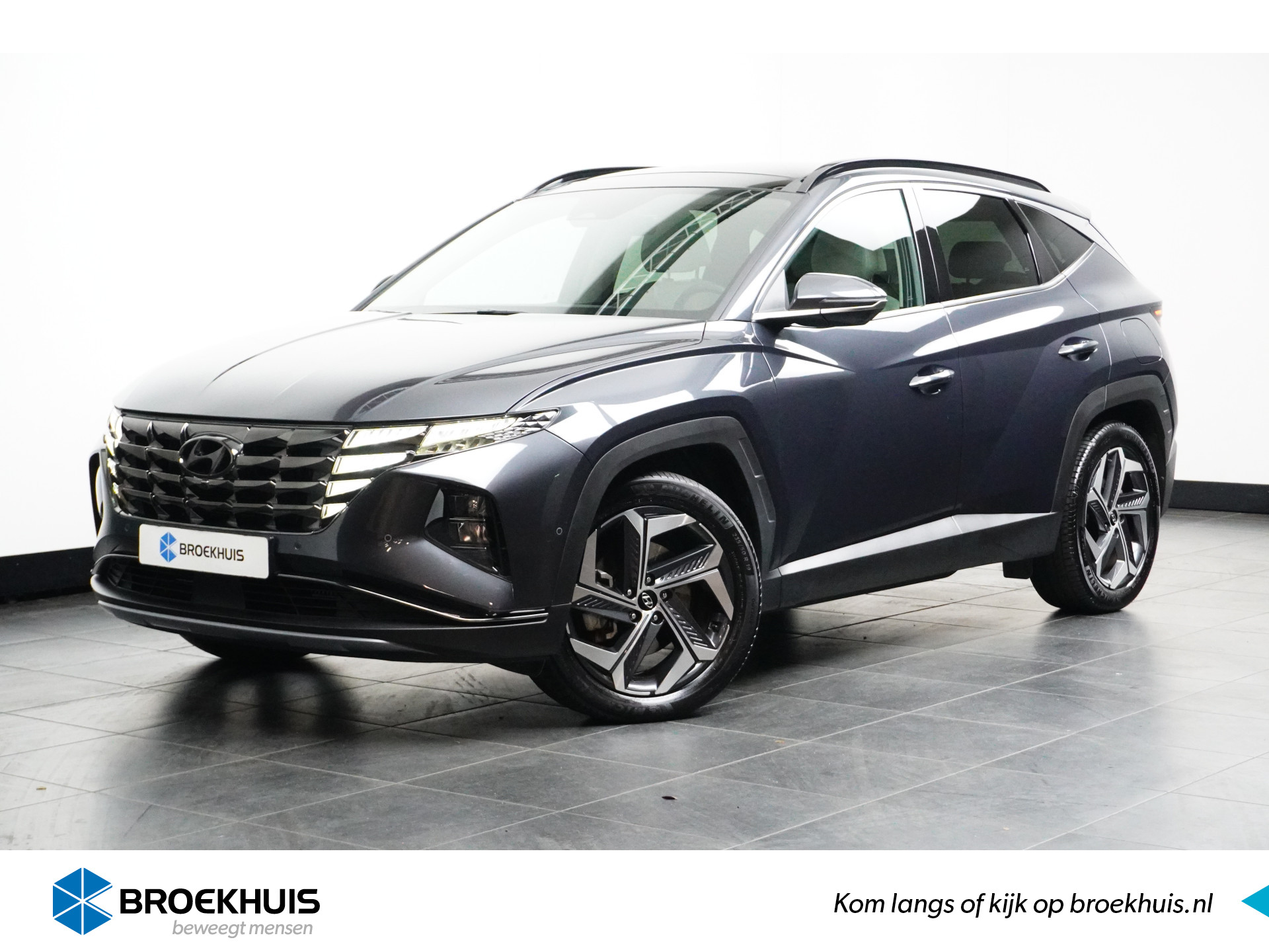 Hyundai Tucson 1.6 T-GDI PHEV Premium Sky 4WD 265pk | Vol-Leder | Stoelkoeling/verwarming | Elektr. Achterklep | Dodehoek-Detectie | 360 Camera