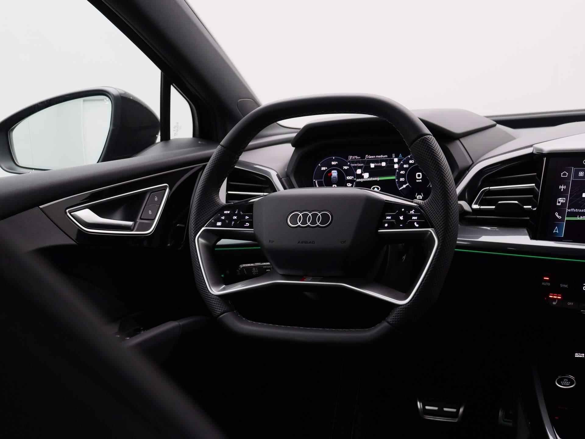 Audi Q4 Sportback e-tron 45 quattro S edition 77 kWh | S-line | Achteruitrijcamera | Sportstoelen | Stoelverwarming | Lichtmetalen velgen | Optiek zwart plus | - 11/45