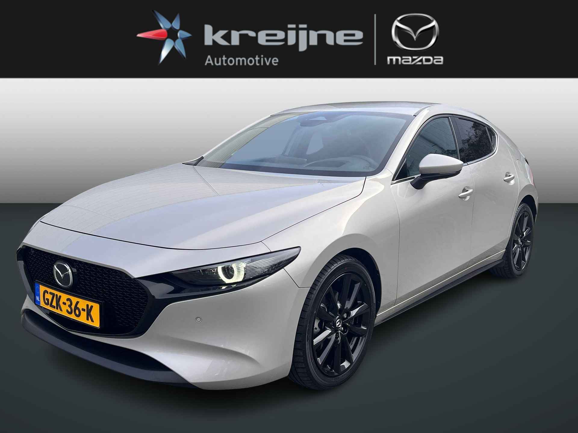 Mazda 3 2.0 e-SkyActiv-X M Hybrid 186 Exclusive-line | Automaat | Leer Pakket | 360 Camera | NIEUW | Rijklaarprijs!