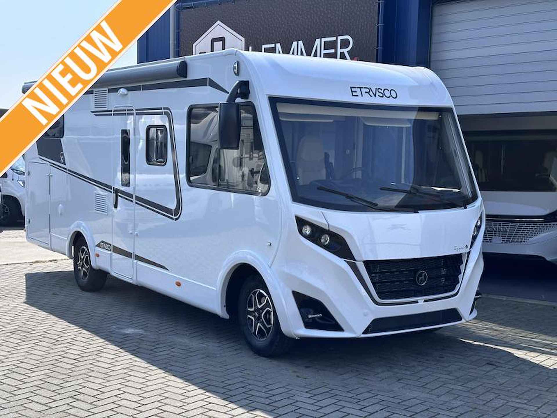 Hymer Etrusco 7400 SBC face/face zit en 2x1 bed - 1/20