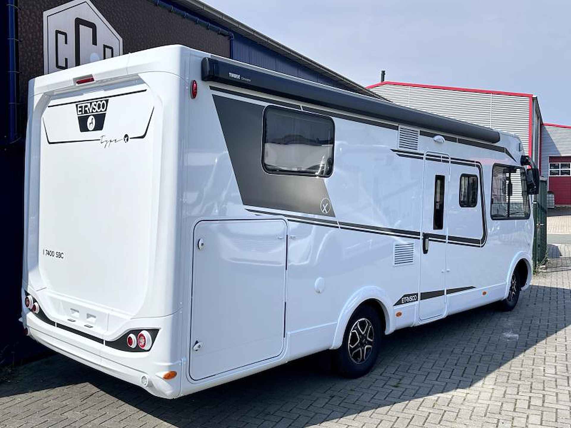 Hymer Etrusco 7400 SBC face/face zit en 2x1 bed - 3/20