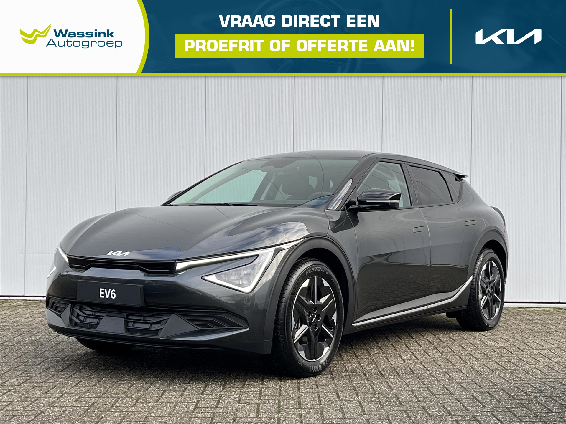 Kia Ev6 63kWh 170pk RWD Light Edition | Navigatie | Camera | Stoel & Stuurverwarming |