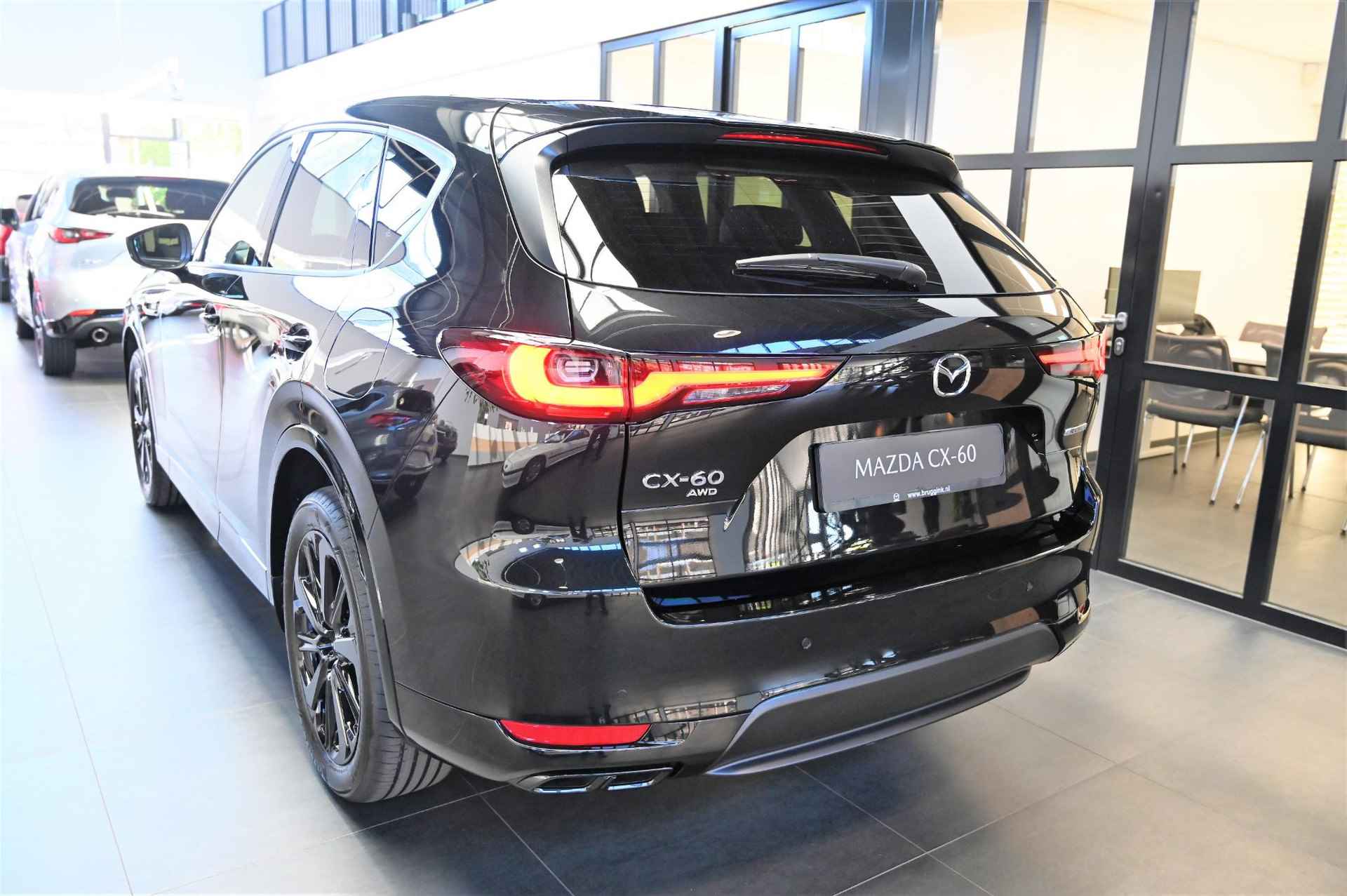 Mazda CX-60 e-SkyActiv 327 PHEV automaat Homura Comfort & Convenience/Sound & Driver Assistance & Panoramic Pack *BTW auto* *Trekhaak* *Origineel NL* - 3/52