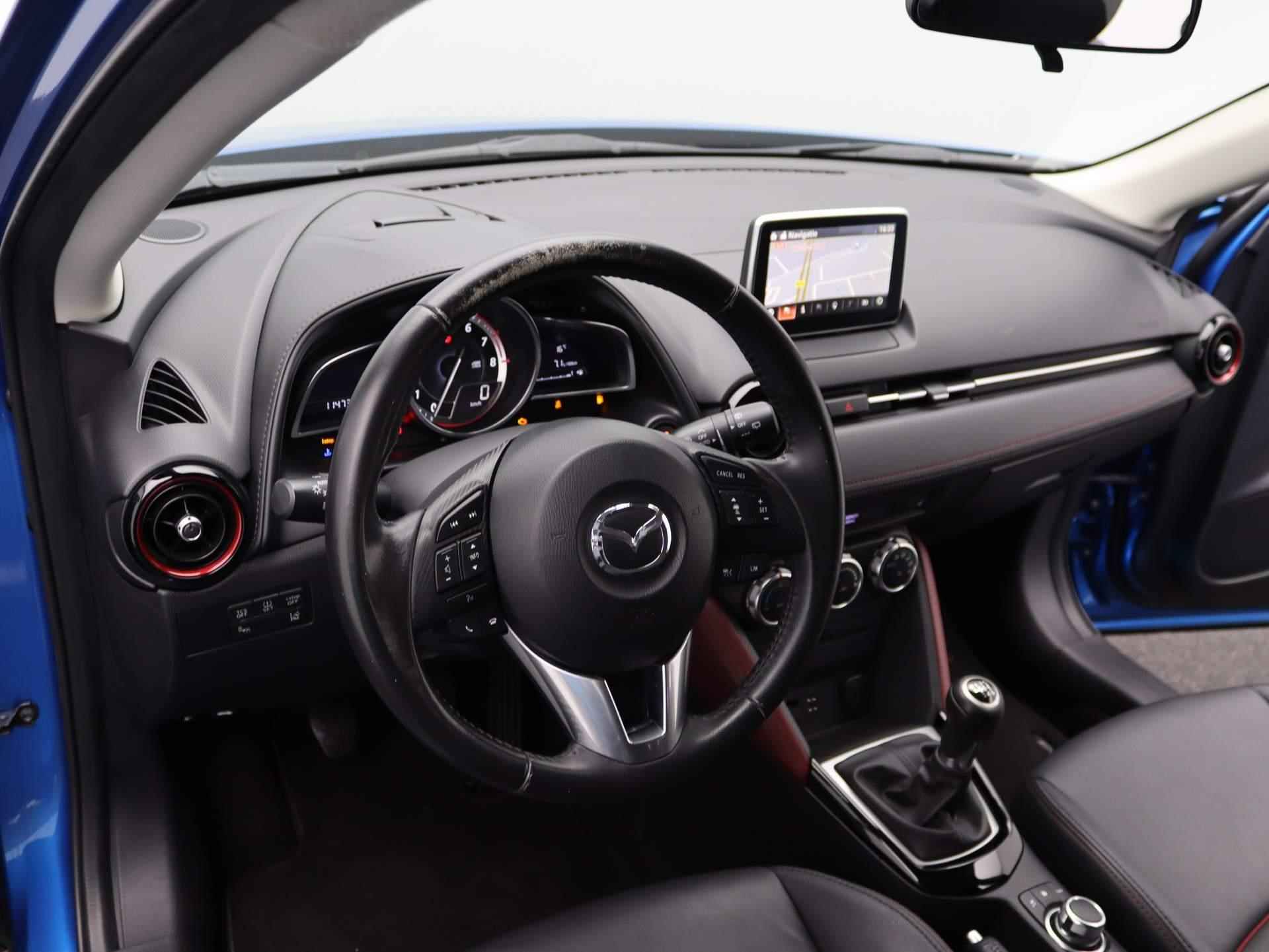 Mazda CX-3 2.0 SkyActiv-G 120 GT-M | Airco | Navigatie | Achteruitrijcamera | Cruise Control | lederen/stof bekleding | - 27/44