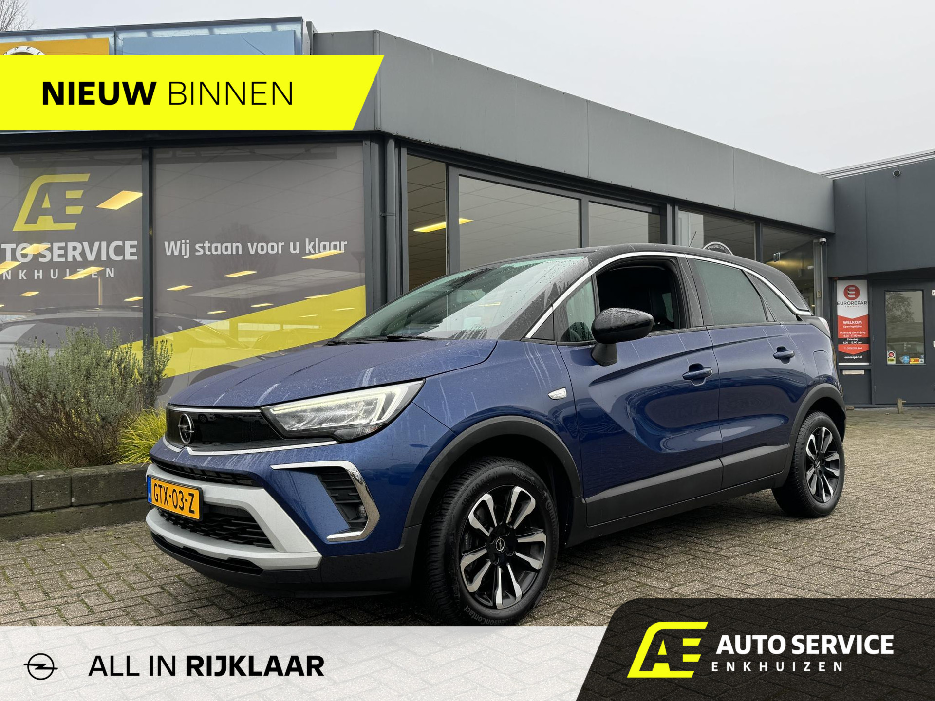 Opel Crossland 1.2 Turbo GS AUT. Automaat | Camera | all season + LMV | Stoel en stuurverwarming | Navi | Carplay