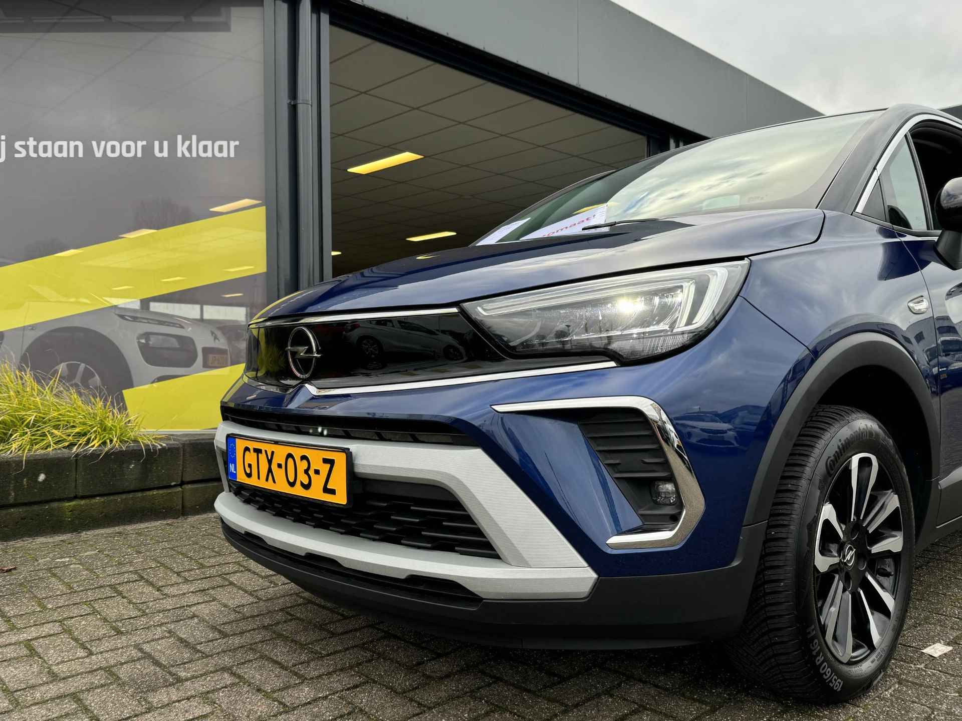 Opel Crossland 1.2 Turbo GS AUT. Automaat | Camera | all season + LMV | Stoel en stuurverwarming | Navi | Carplay - 12/46