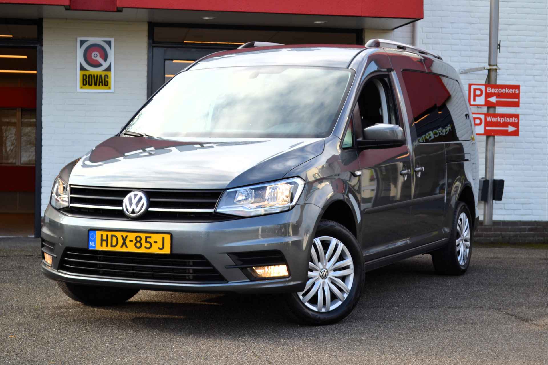 Volkswagen Caddy Maxi 1.4 TSI, 7 Persoons, Navi, Clima, Cruise, Pdc, Trekhaak, Dakrail, etc