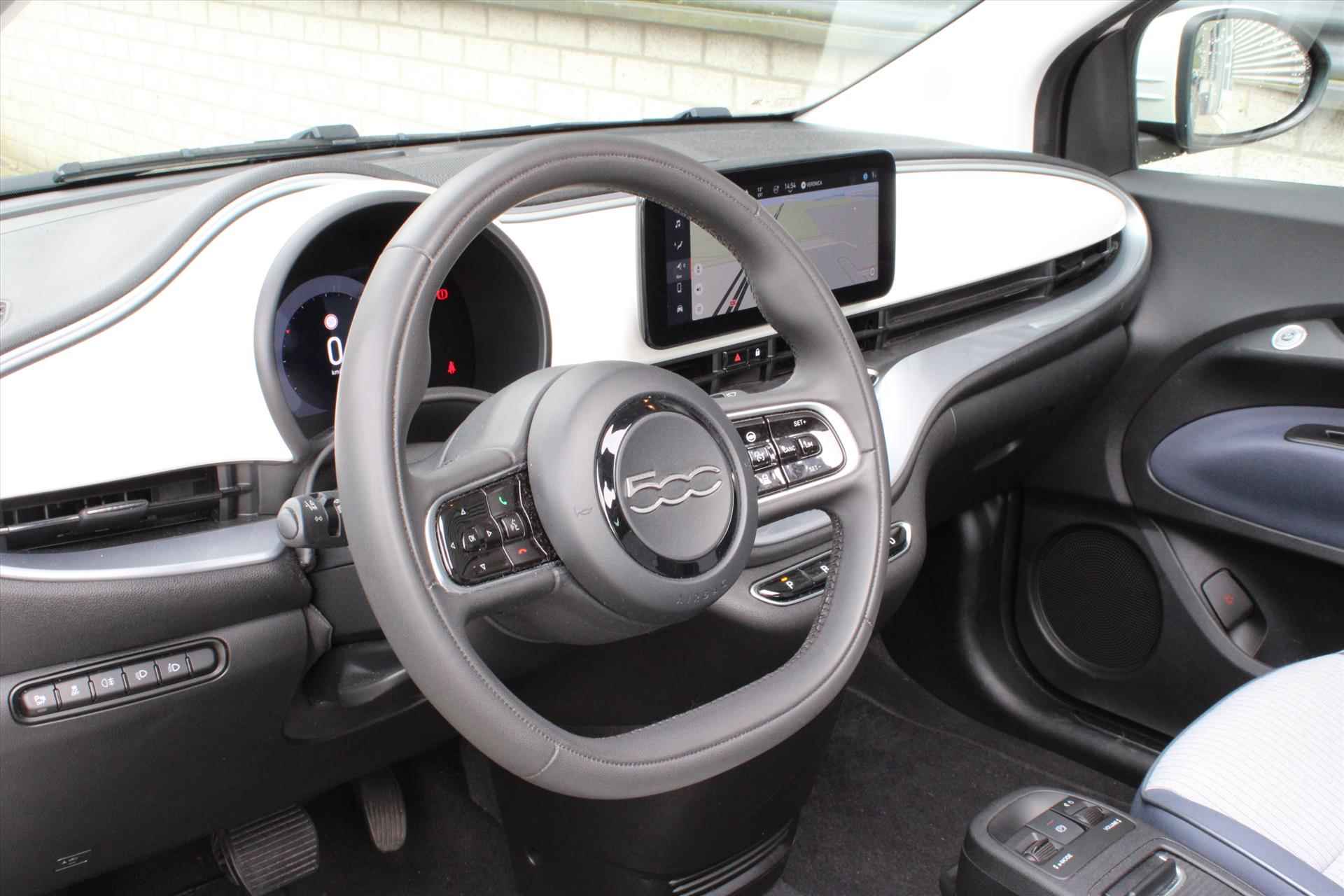 FIAT 500C 42kWh 118pk Aut Icon | 100% ELEKTRISCH | AUTOMAAT | Cabrio | Navigatie | PDC Voor & Achter | Camera Achter | - 9/31