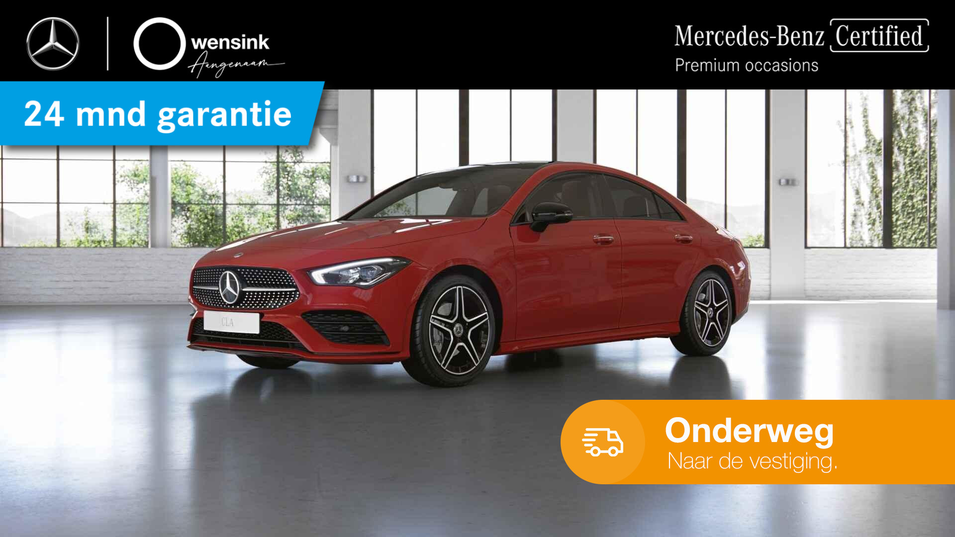 Mercedes-Benz CLA-klasse 200 Business Solution AMG | Stoelverwarming | Widescreen | Panoramdak |