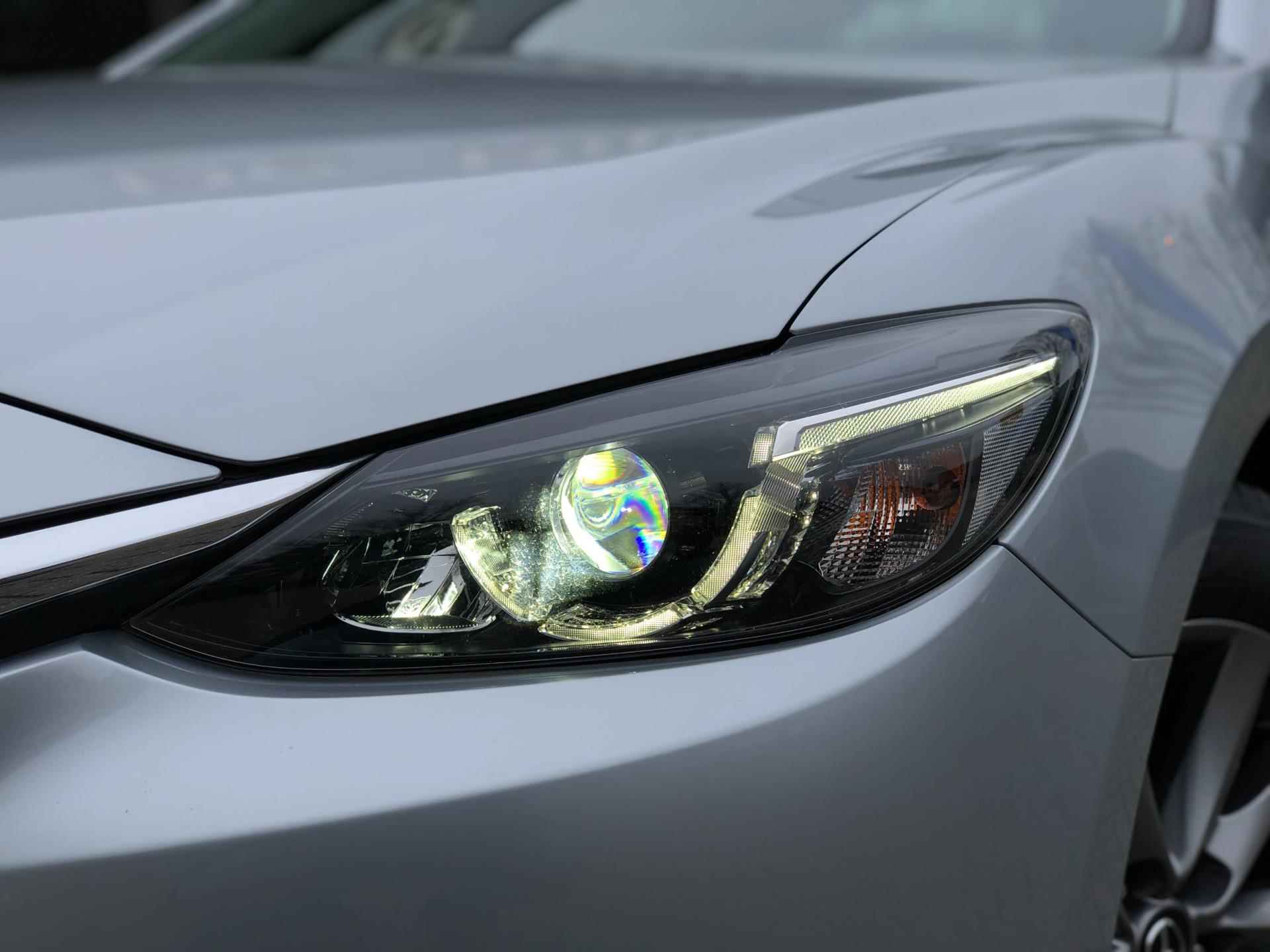 Mazda 6 2.0 SkyActiv | Leder, Navi, Camera, Stoelverw., Climate, Trekhaak afn. | Dealeronderhouden | 2e Eigenaar | - 46/55