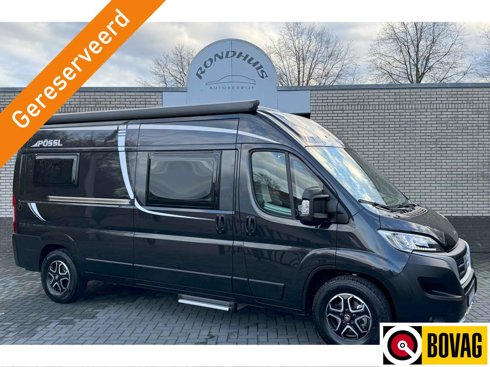 Pössl 2Win Plus 600 D-line 140 pk AUTOMAAT 9-Traps Euro6 Fiat Ducato NIEUWE BUSCAMPER **Slechts 6 meter/Groot dwarsbed/4 zitplaatsen/L