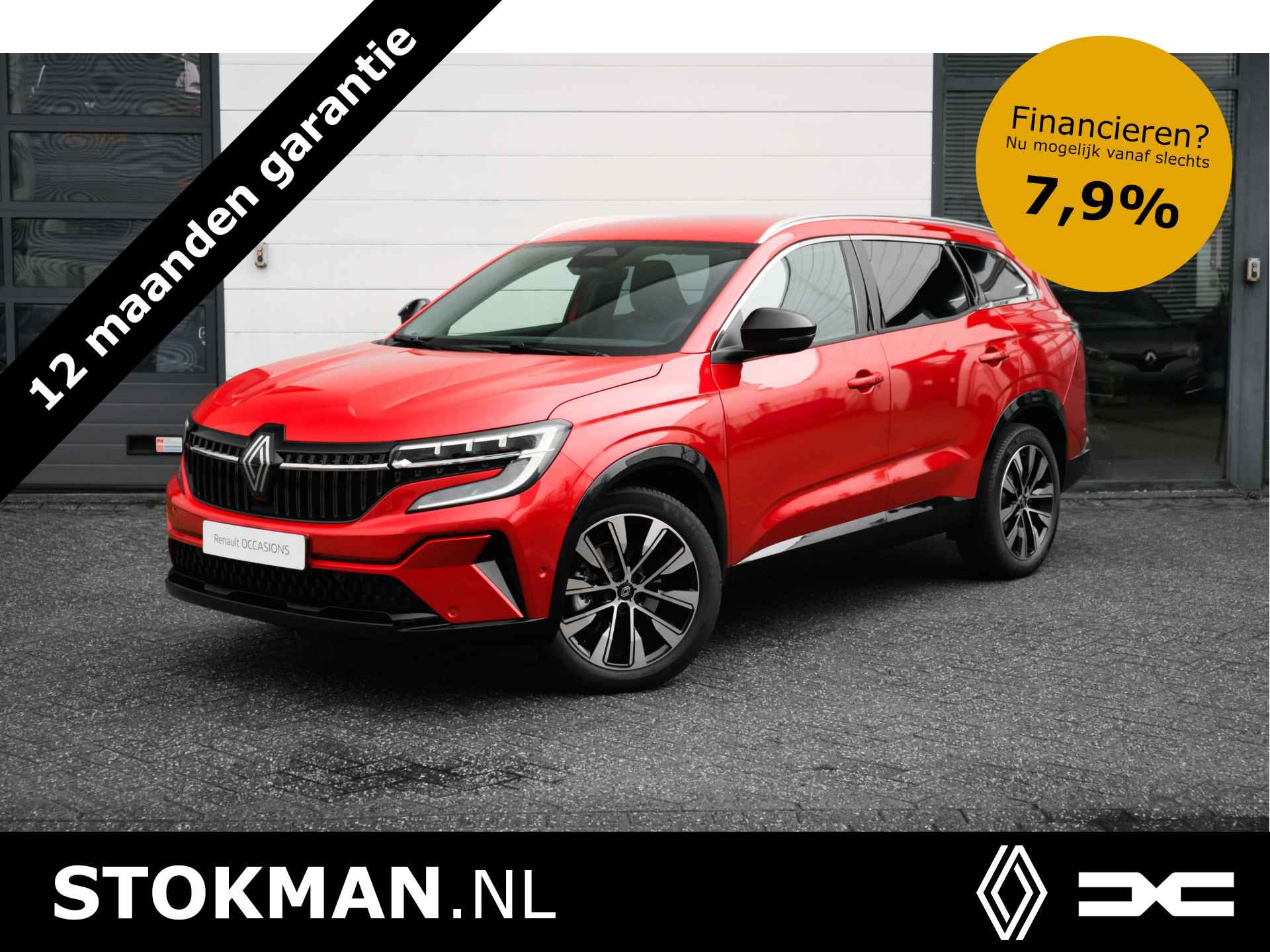 Renault Espace E-Tech Hybrid 200 techno 7 persoons | Rouge Flamme | 7P | Camera achter | Google | | incl. Bovag rijklaarpakket met 12 maanden garantie |