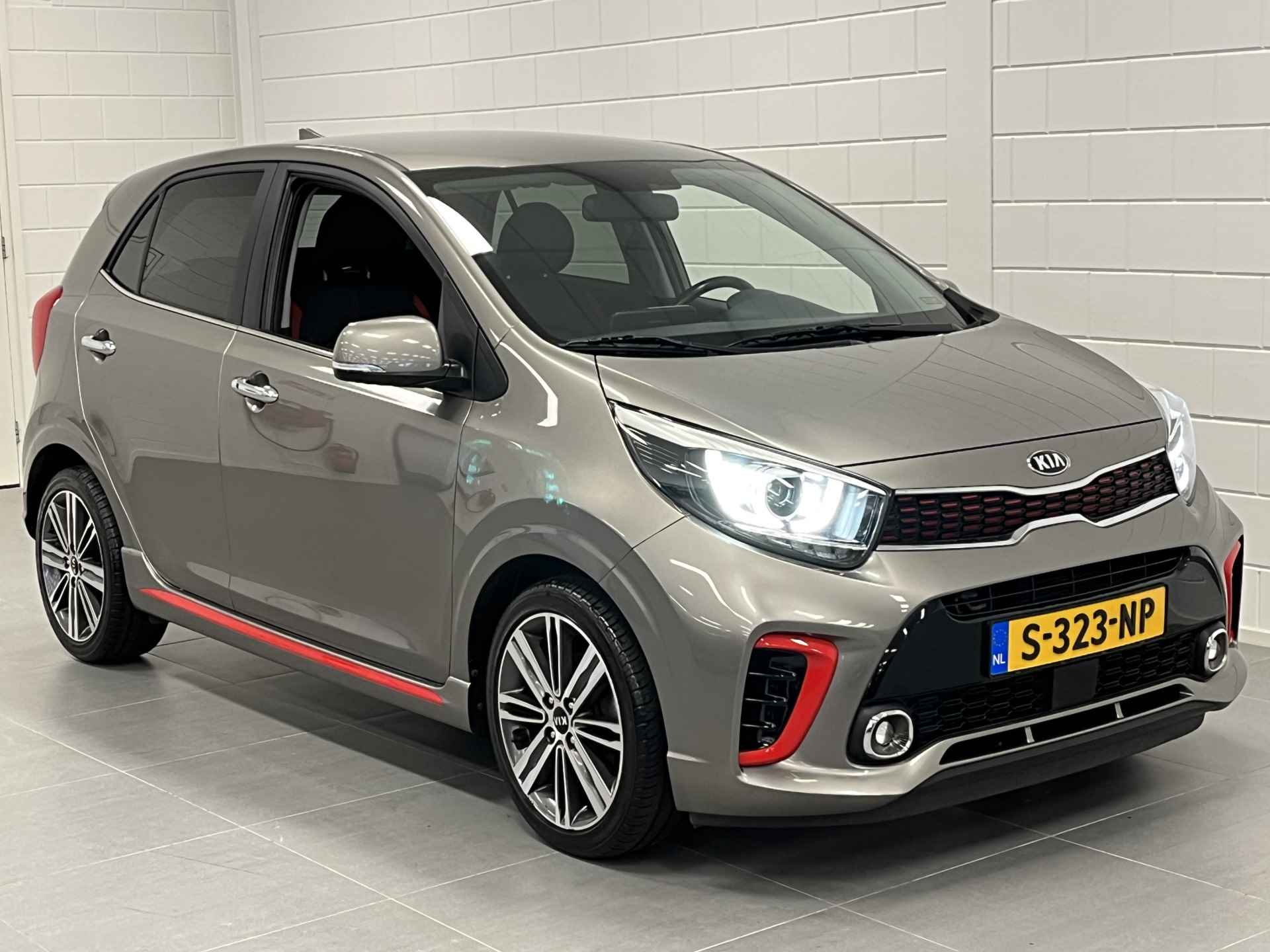 Kia Picanto 1.2 CVVT GT Line AUTOMAAT! | NAVIGATIE | LEDER | PARKEERCAMERA | ZEER COMPLEET! - 9/45