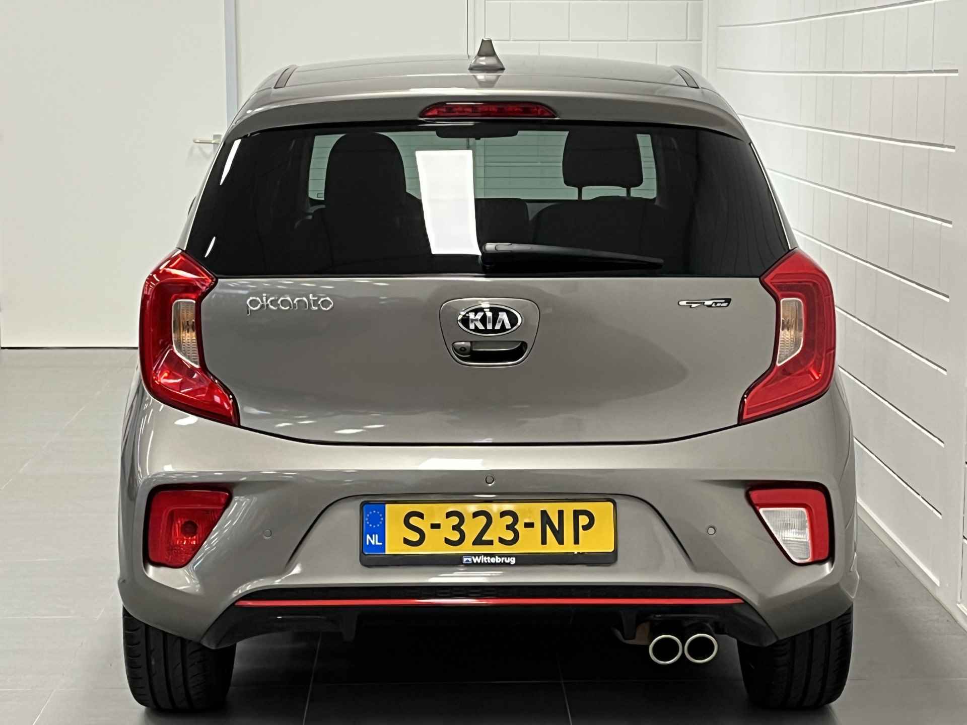 Kia Picanto 1.2 CVVT GT Line AUTOMAAT! | NAVIGATIE | LEDER | PARKEERCAMERA | ZEER COMPLEET! - 43/45