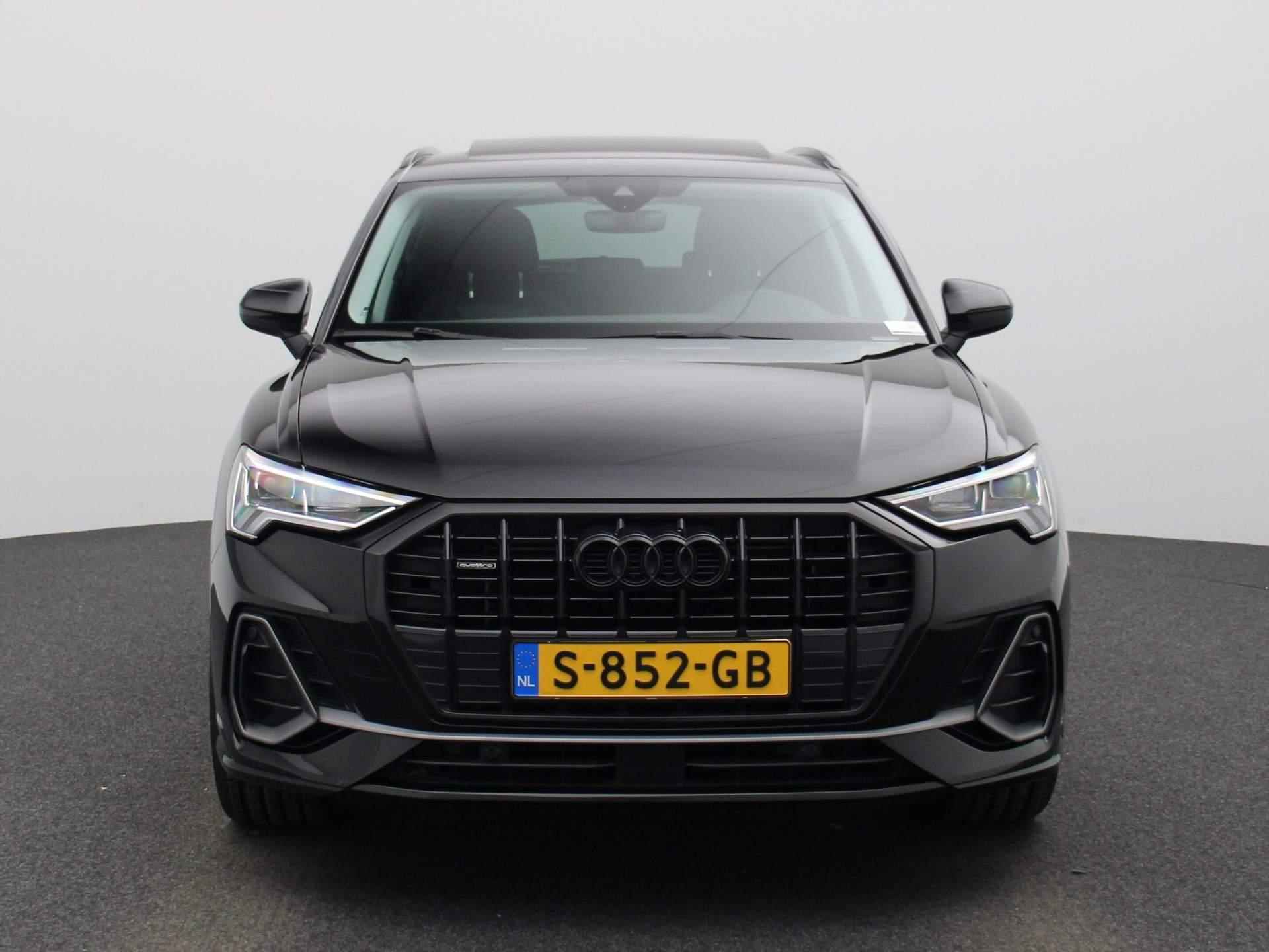 Audi Q3 40 TFSI quattro S Line Pro Line | DEMO | S-LINE | PANORAMADAK | ZWART OPTIEK | NAVIGATIE | ACHTERUITRIJCAMERA | VIRTUAL COCKPIT | HALF-LEDER | STOELVERWARMING | LANE ASSIST | LED KOPLAMPEN | PARKEERSENSOREN V+A | SPORTSTOELEN | - 8/46