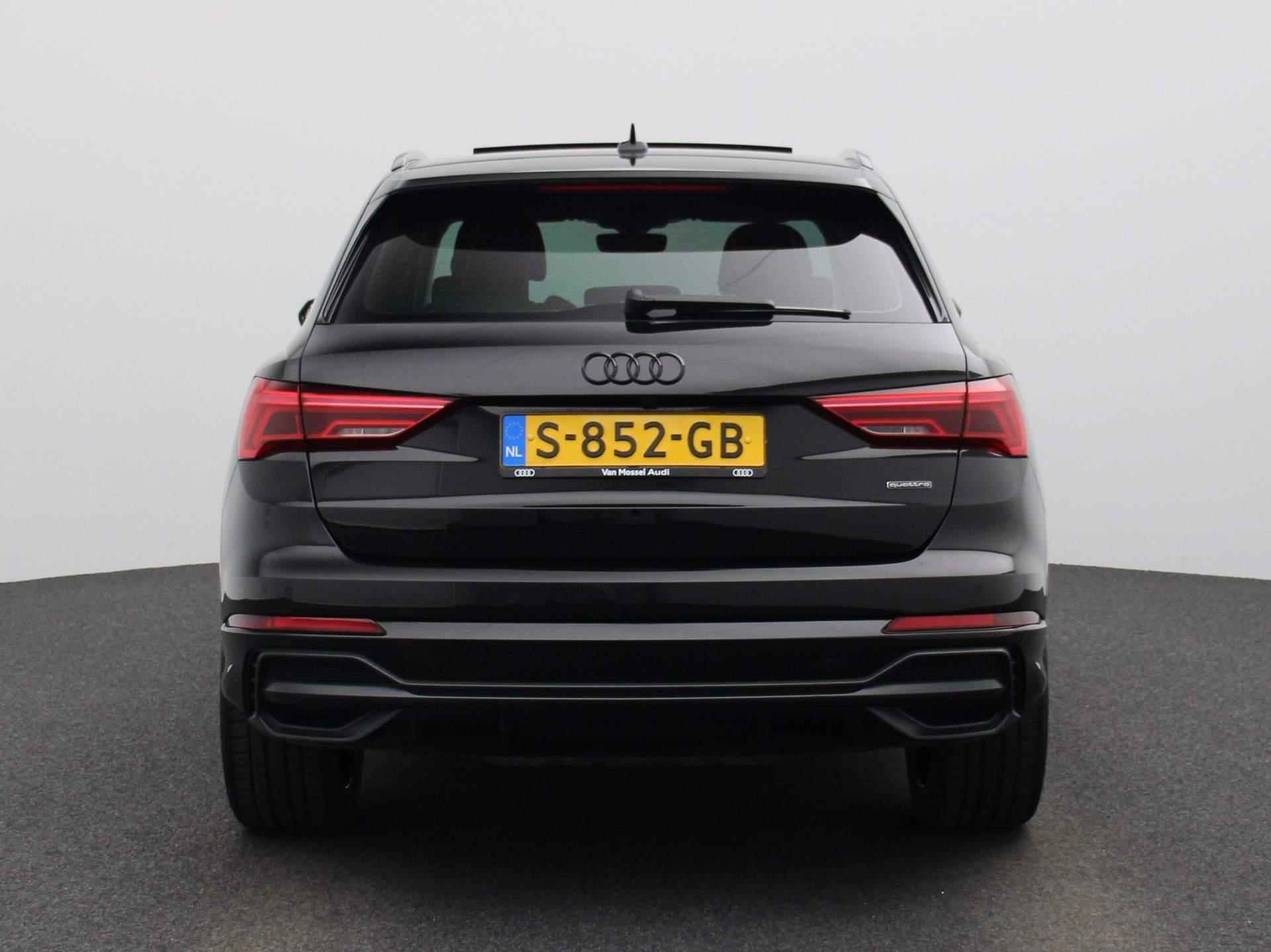 Audi Q3 40 TFSI quattro S Line Pro Line | DEMO | S-LINE | PANORAMADAK | ZWART OPTIEK | NAVIGATIE | ACHTERUITRIJCAMERA | VIRTUAL COCKPIT | HALF-LEDER | STOELVERWARMING | LANE ASSIST | LED KOPLAMPEN | PARKEERSENSOREN V+A | SPORTSTOELEN | - 10/46