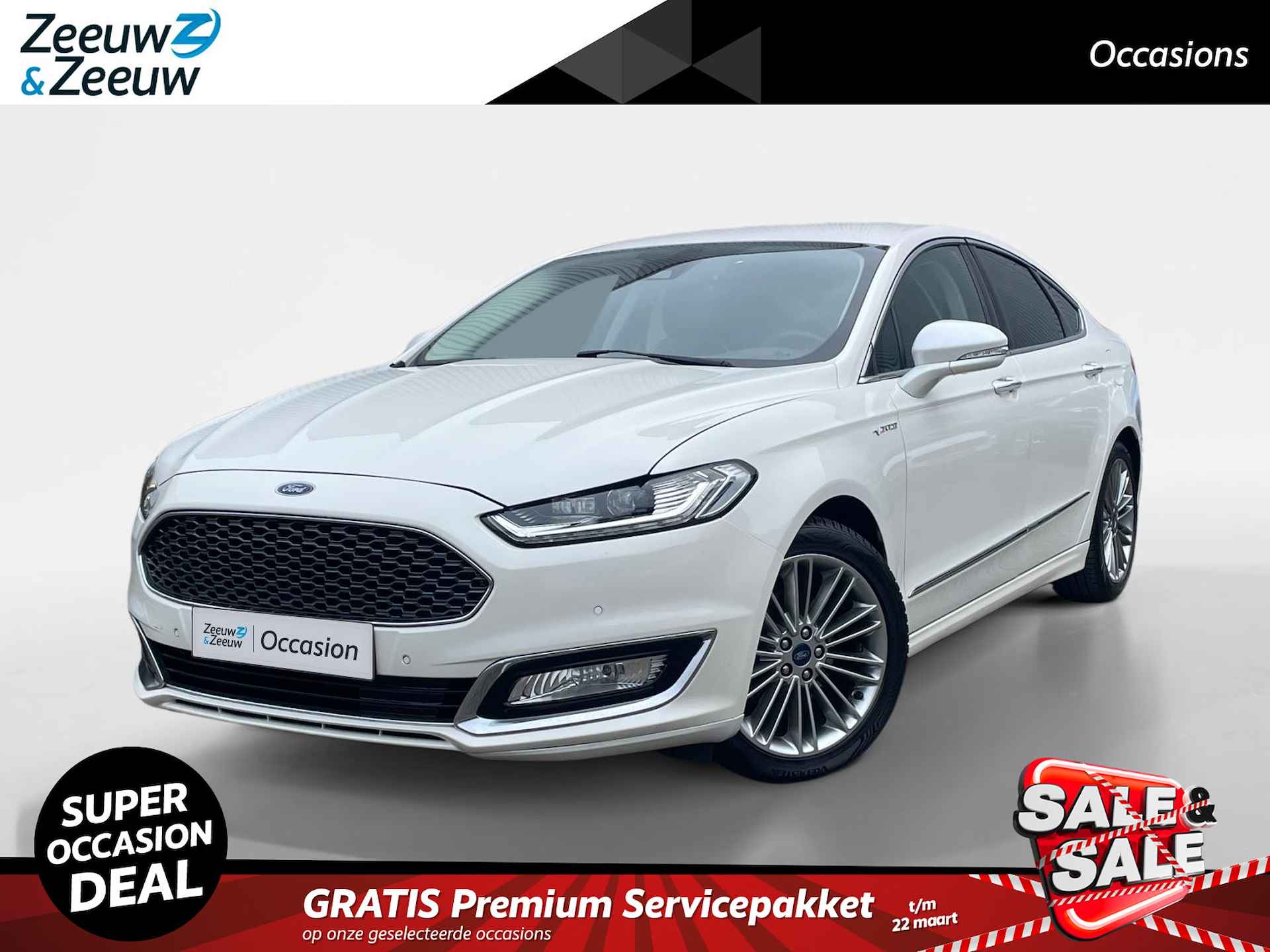 Ford Mondeo 2.0 IVCT HEV Vignale | Stoel-en voorruitverwarming | Achteruitrijcamera | Elektr. geheugenstoelen | Lederen bekleding | 12 maanden garantie! |