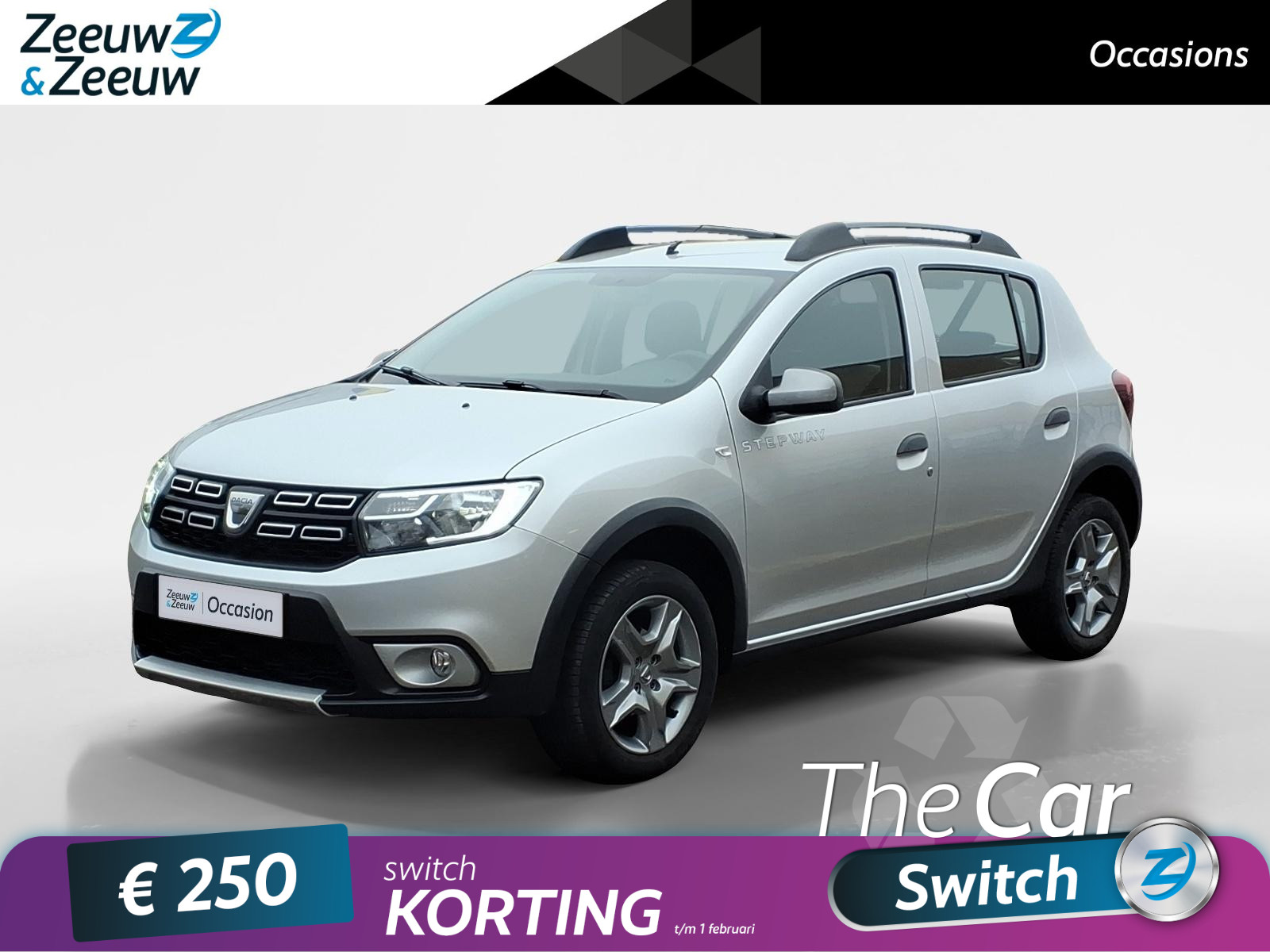 Dacia Sandero 0.9 TCe Stepway Lauréate Aico | Naviegatie | PDC en Camera