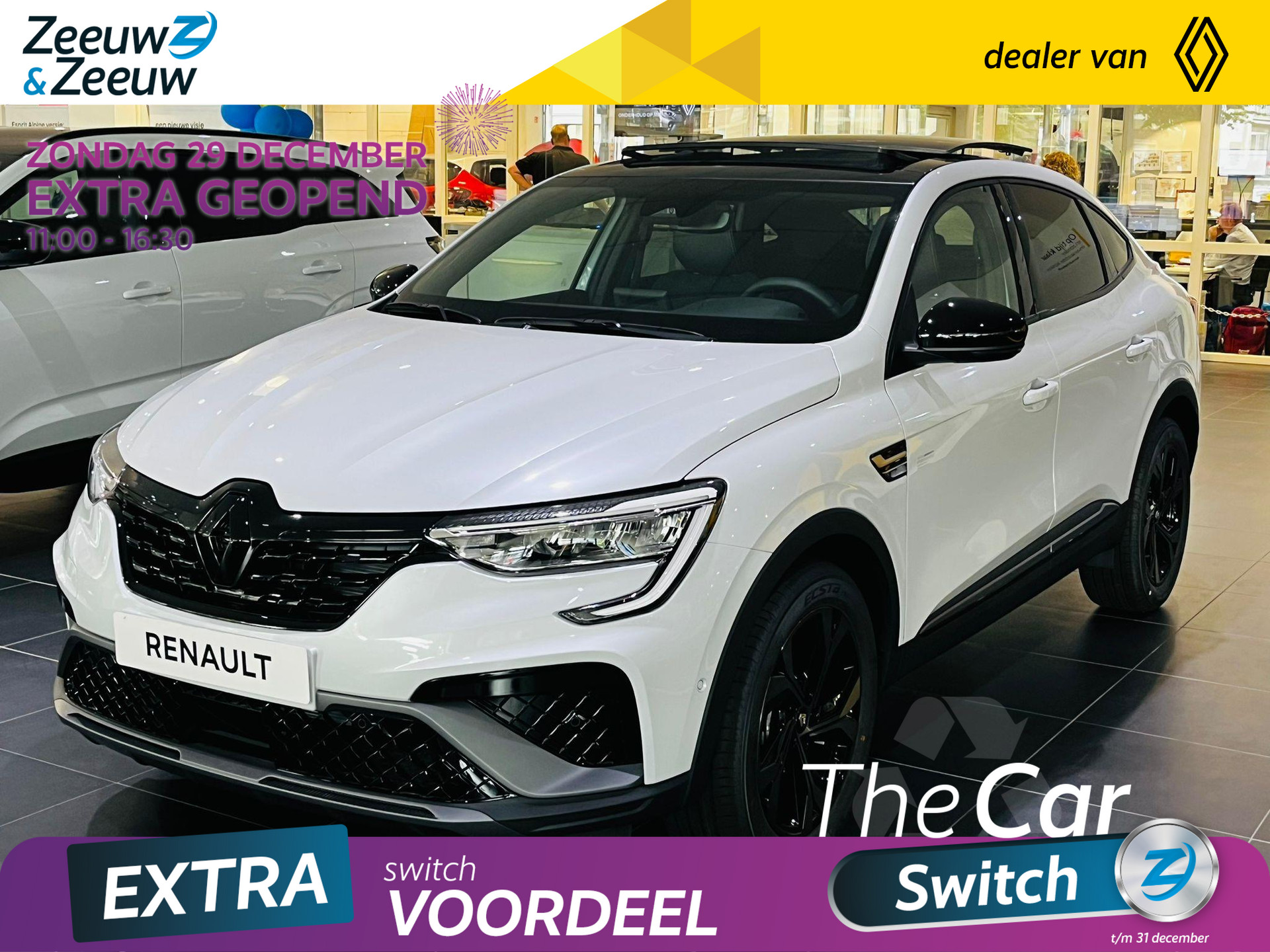 Renault Arkana 1.6 E-Tech hybrid 145 E-Tech Esprit Alpine | UIT VOORRAAD LEVERBAAR MET TOT WEL €2500,- KORTING!! op is op