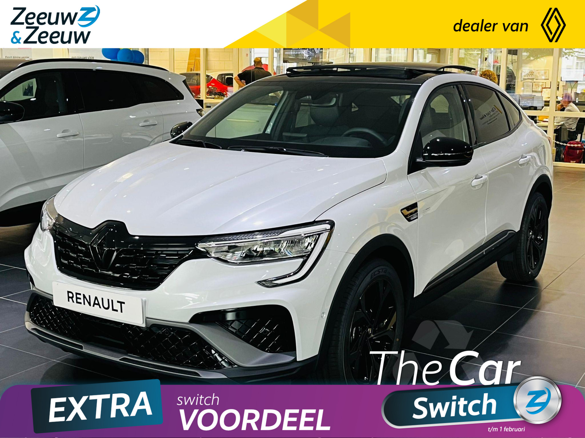 Renault Arkana 1.6 E-Tech hybrid 145 E-Tech Esprit Alpine | UIT VOORRAAD LEVERBAAR MET TOT WEL €2500,- KORTING!! op is op