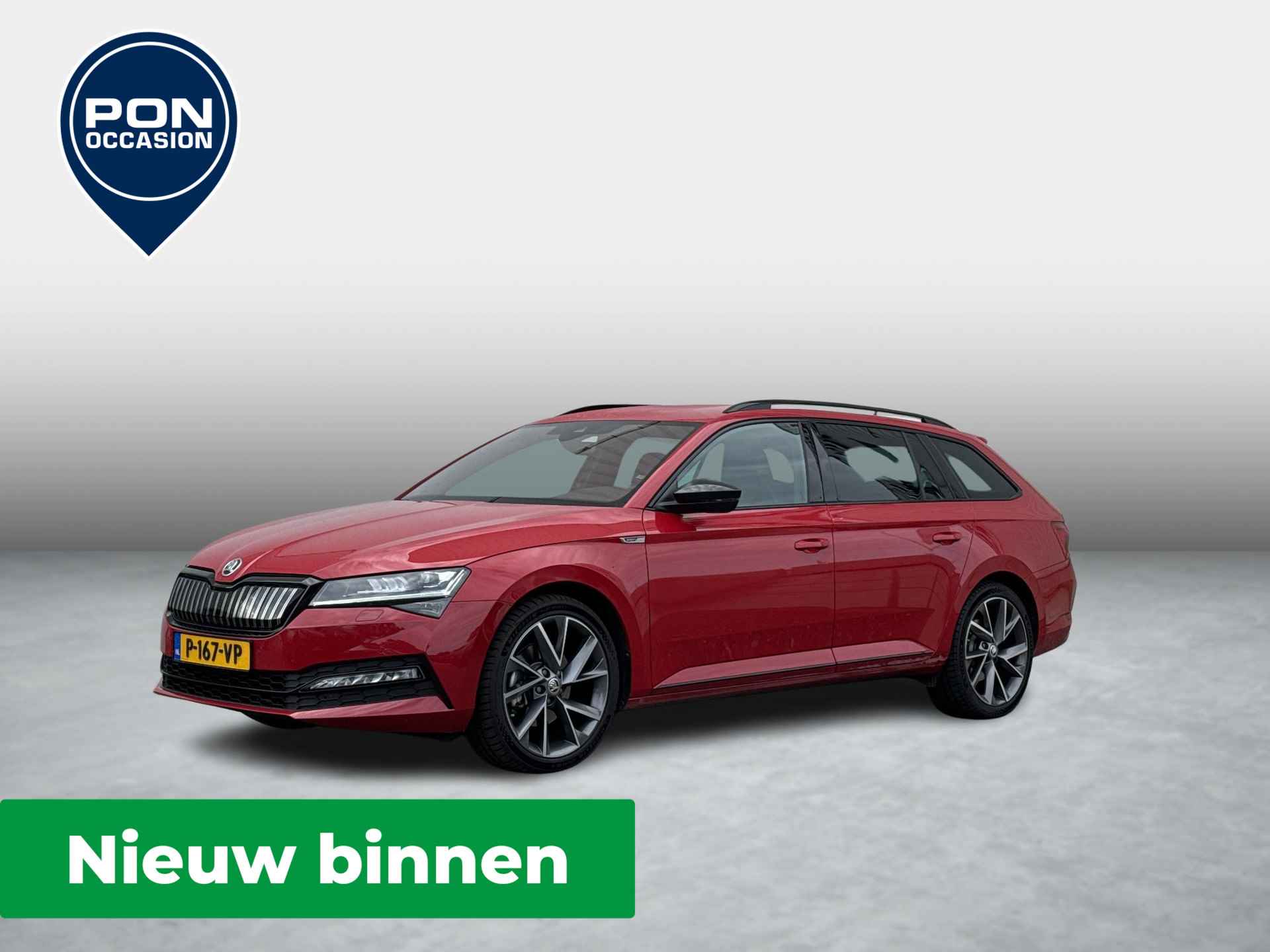 Skoda Superb Combi 1.4 TSI iV Sportline Business | NIEUW BINNEN | Navigatie | Trekhaak | ACC | Camera | Side Assist | Stoelverwarming | - 1/4