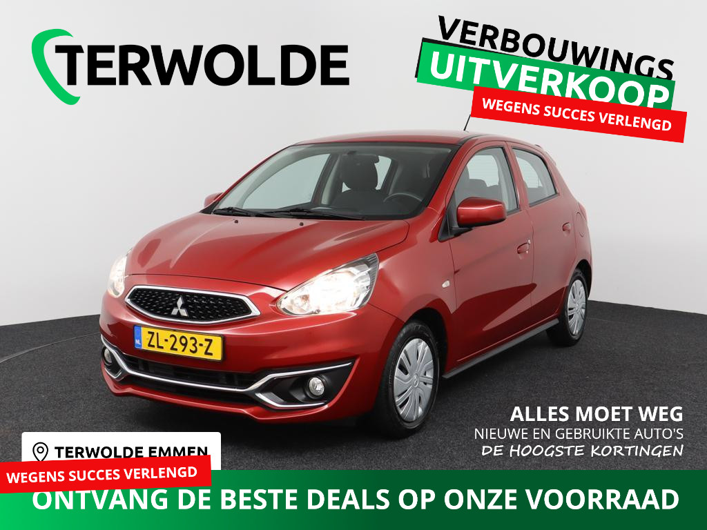 Mitsubishi Space Star 1.0 Cool+ | Airco | Radio-CD | Metallic Lak | Mistlampen | Eerste eigenaar | Dealer Onderhouden!