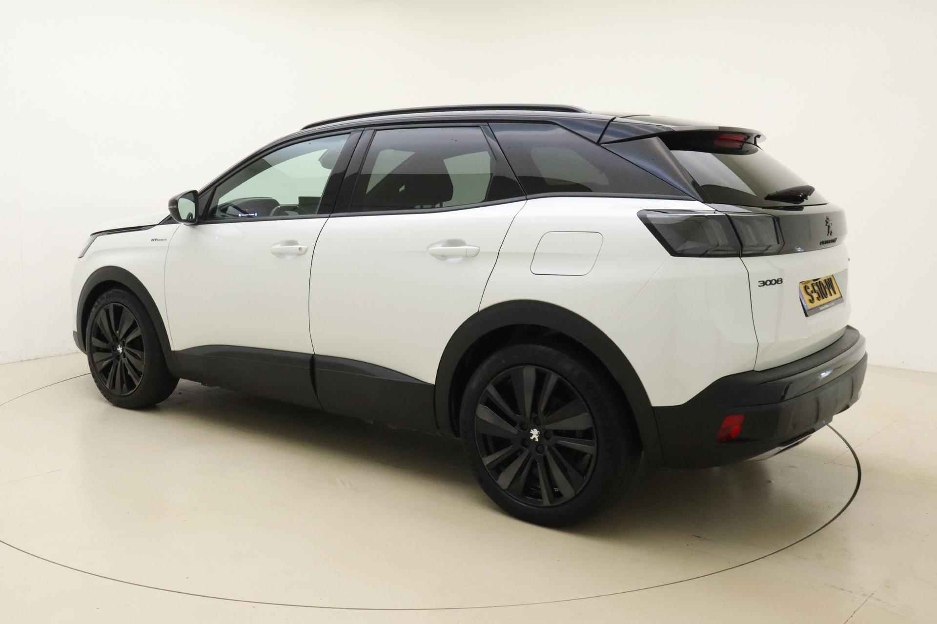 Peugeot 3008 1.6 HYbrid4 300 GT Pack Business | Cruise Control | Navigatie | Parkeersensoren | Schuif/kanteldak | Black edition | - 5/45