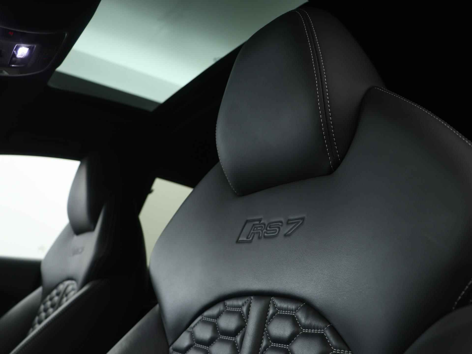 Audi RS7 Sportback 4.0 TFSI 560PK Pro Line Plus | Pano. dak | Head-up | Top view camera | Verwarm. stuurwiel | BOSE | Stoelverwarming V+A | Matrix LED - 52/59