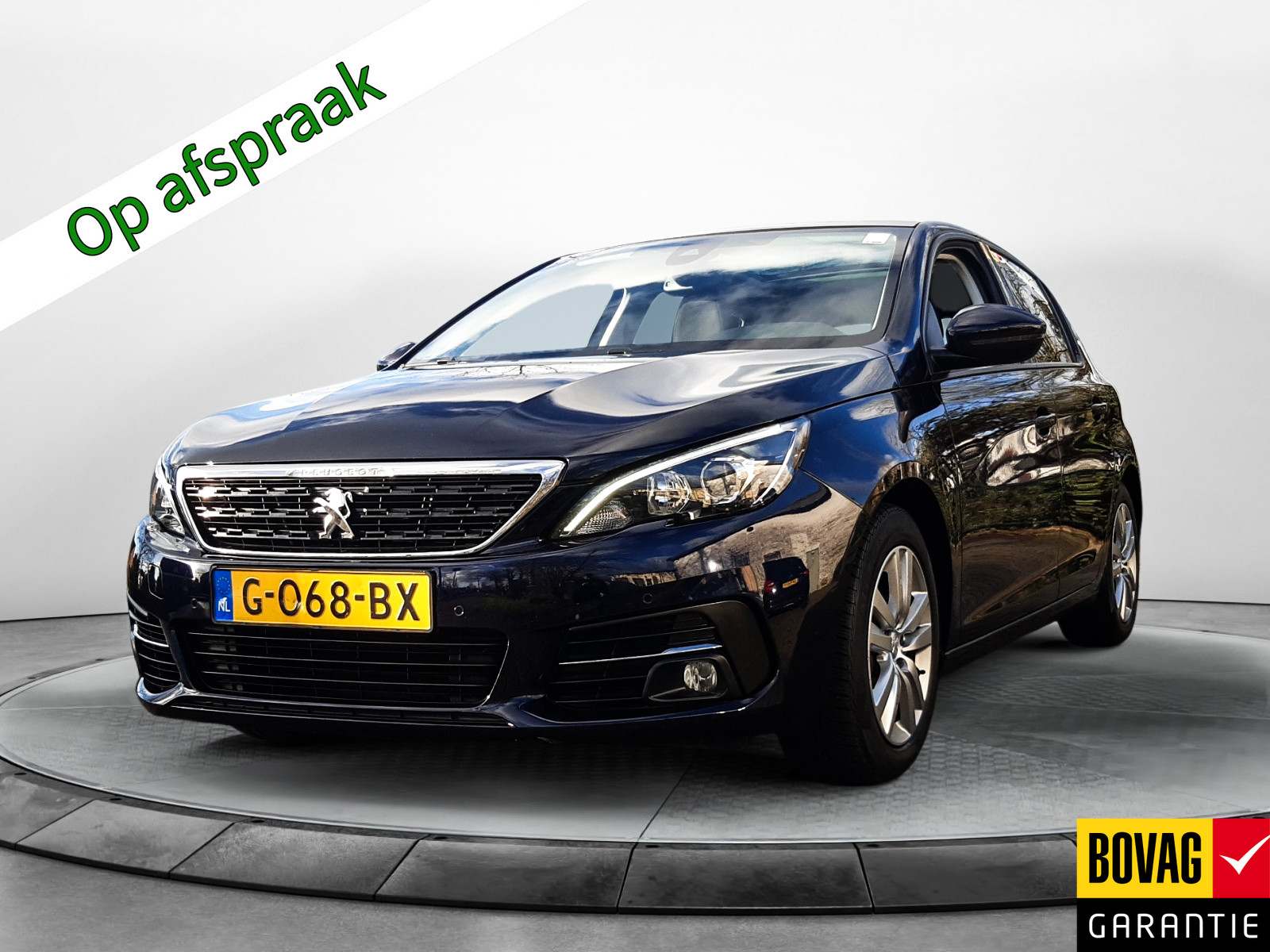 Peugeot 308 1.2 PureTech Blue Lease Executive Avantage (111 PK) 1e-Eig, Keurig-Onderh, 12-Mnd-BOVAG, NL-Auto, Panoramadak, Head-Up, Navigatie/Apple-Carplay/Android-Auto, Cruisecontrol, Parkeersensoren-V+A, DAB, Licht-Zicht-Pakket, Lm-Velgen-16Inch, Privacy-Glas